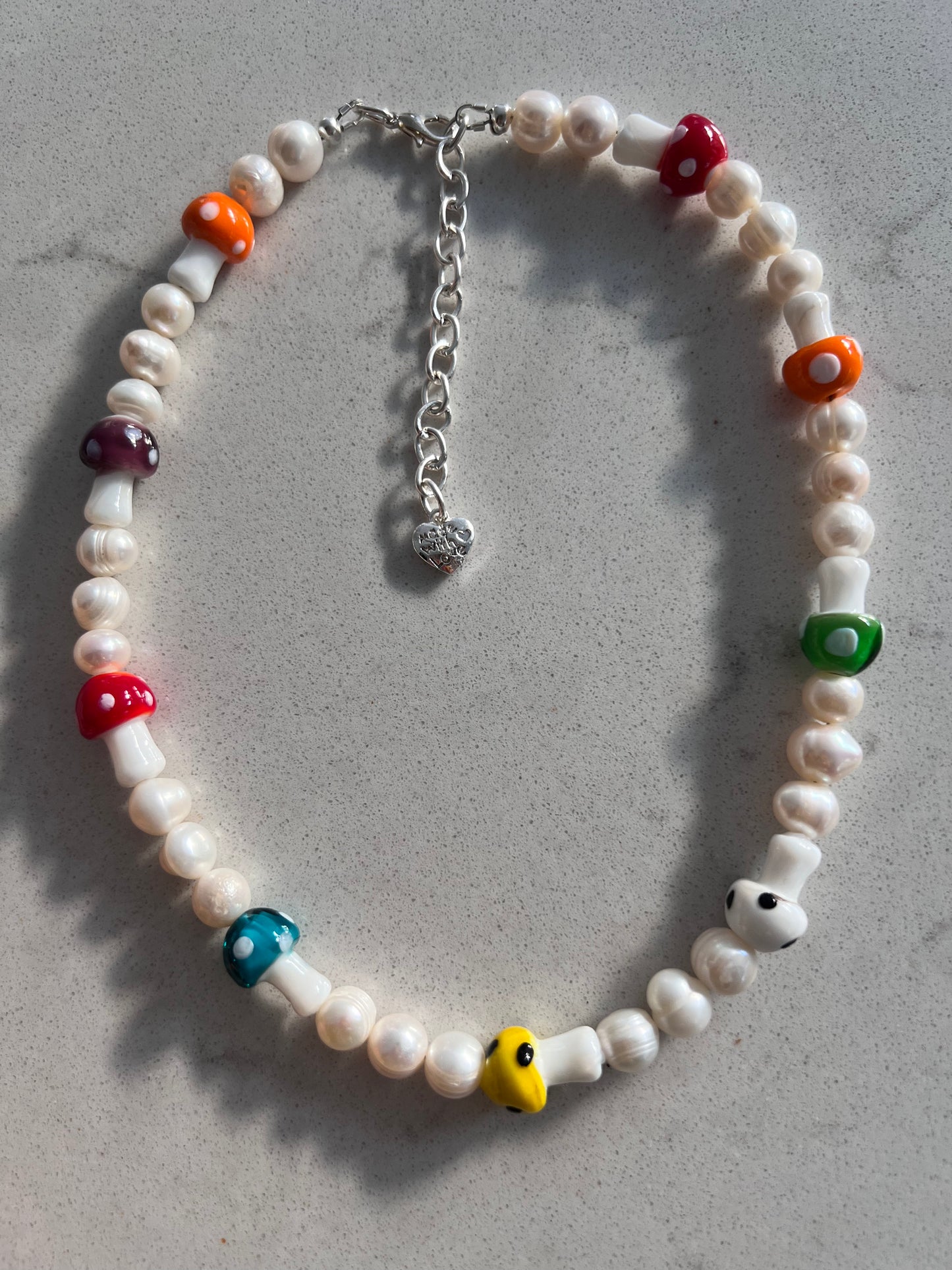 Pearly Mushroom Necklace π