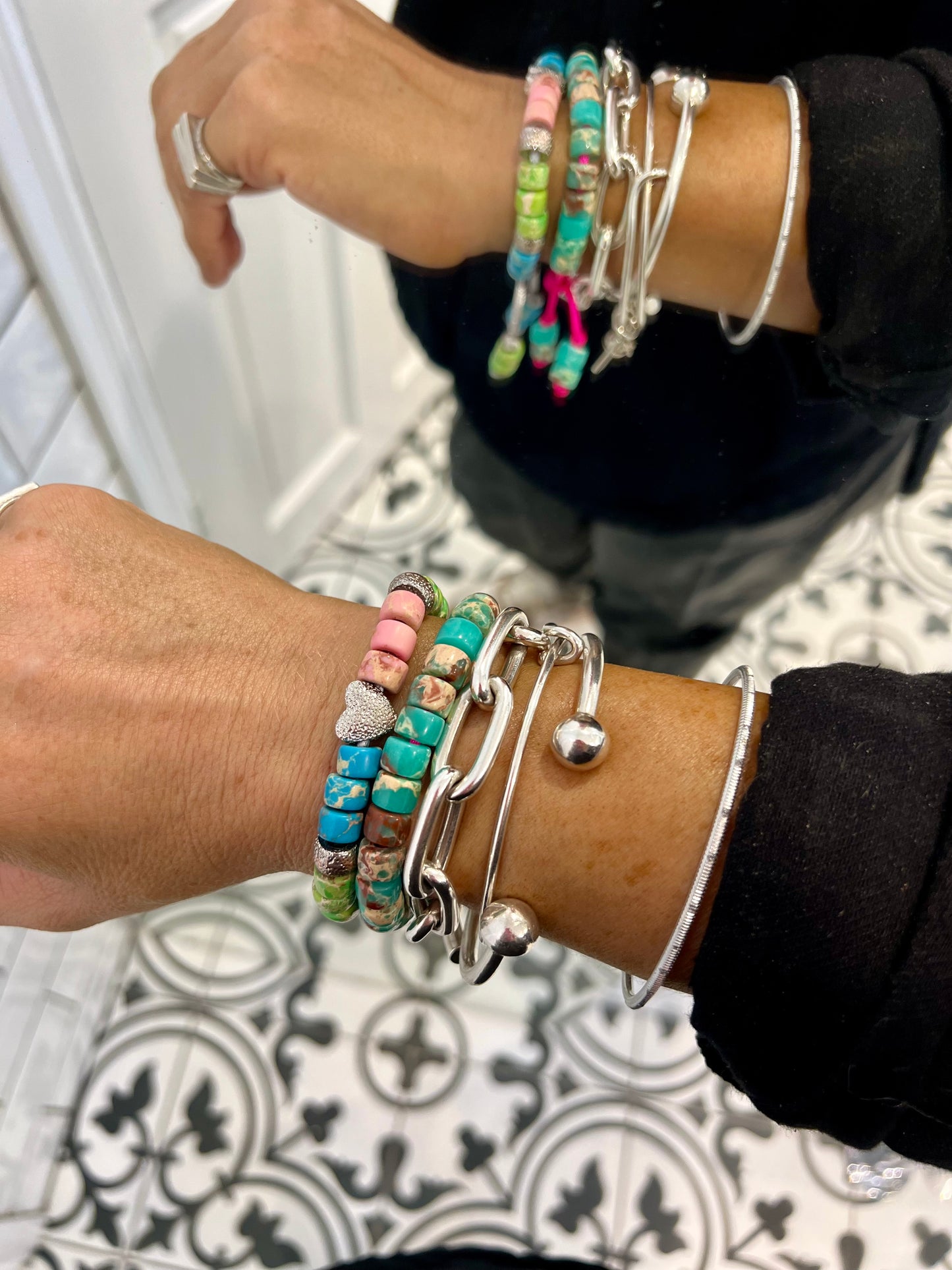 Jasper Gemstone Bracelet π©·ππ