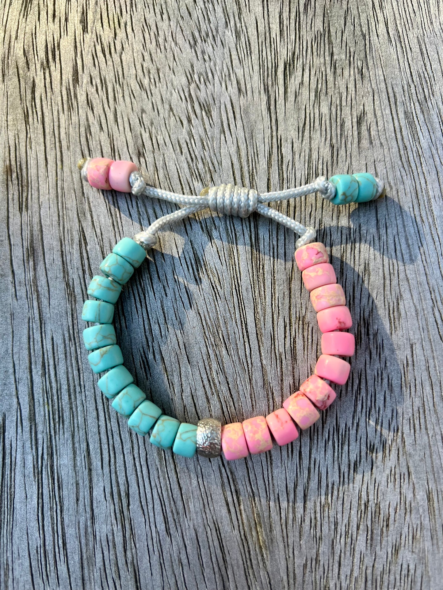 Half and Half Gemstone Bracelet
