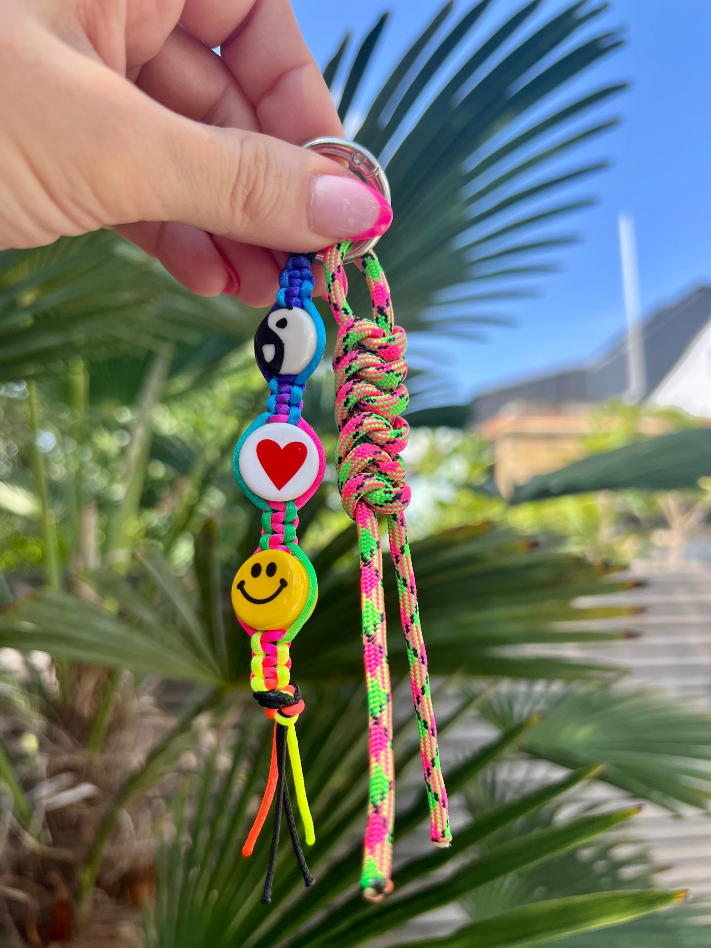 Peace, Love & Happiness Bag Charm 4