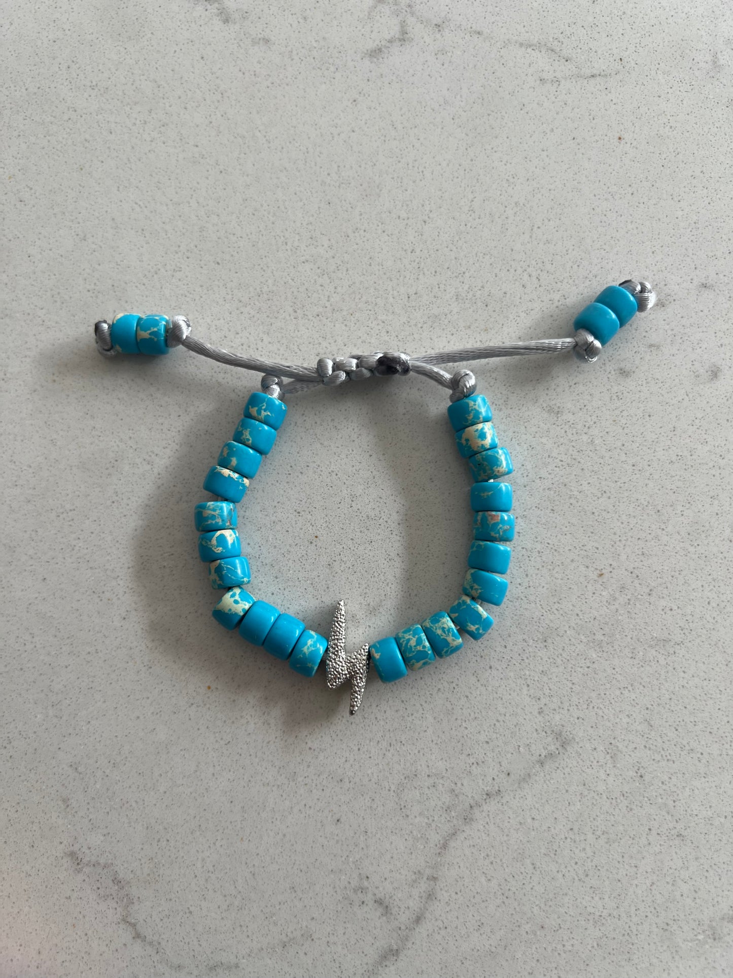 Blue Jasper Gemstone Bracelet 💘