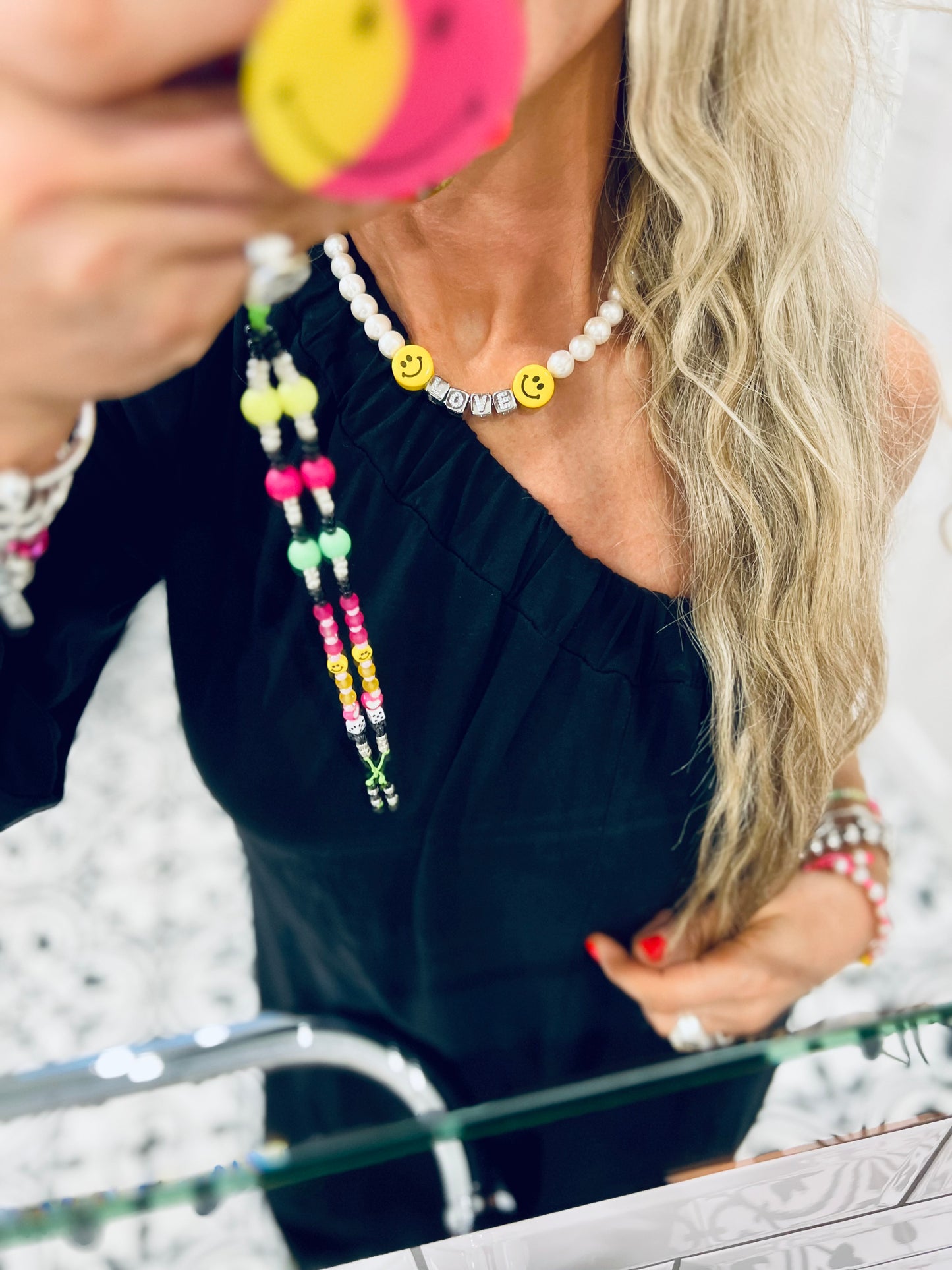 Smiley LOVE Necklace