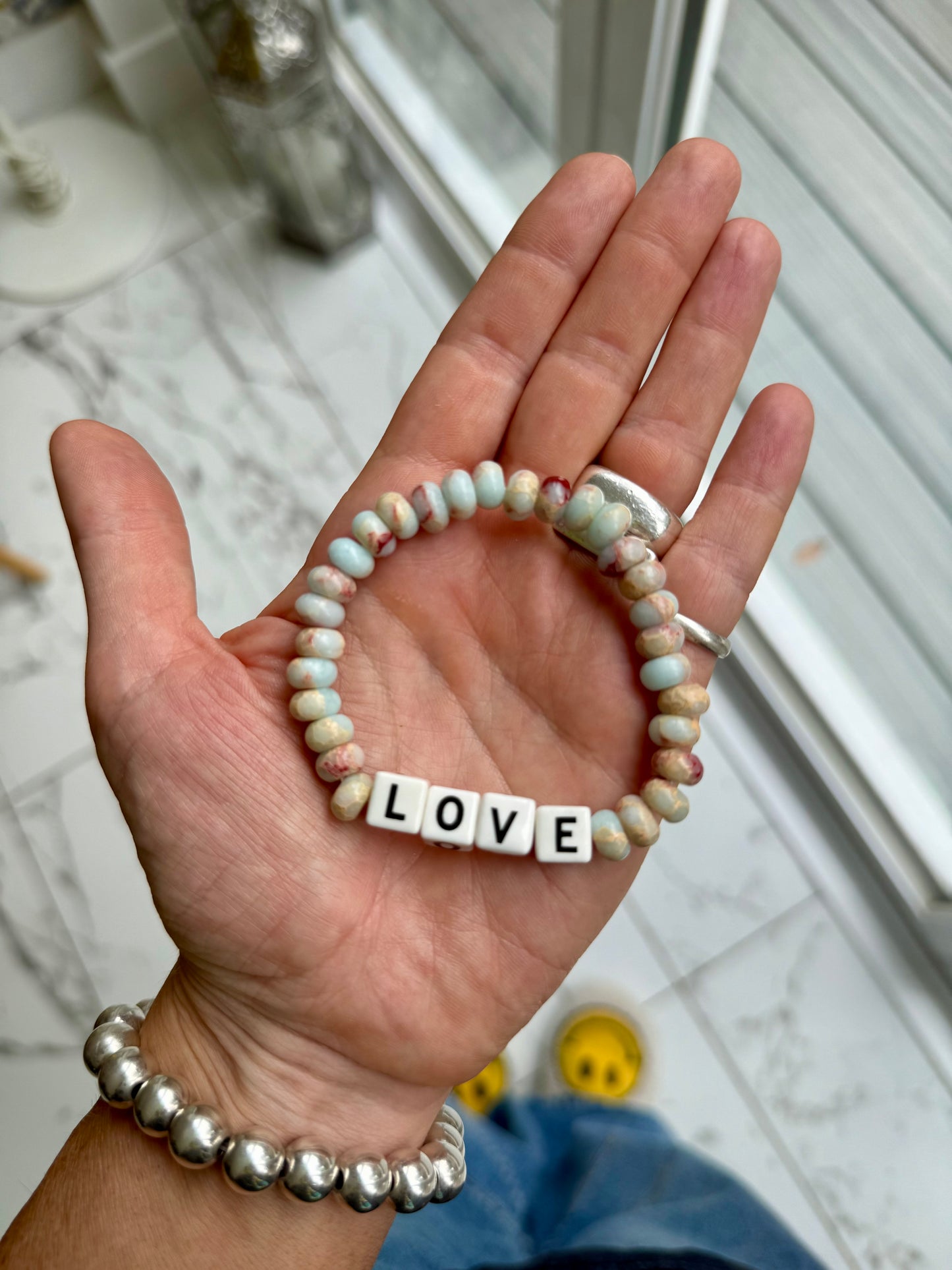 Gemstone LOVE Bracelets