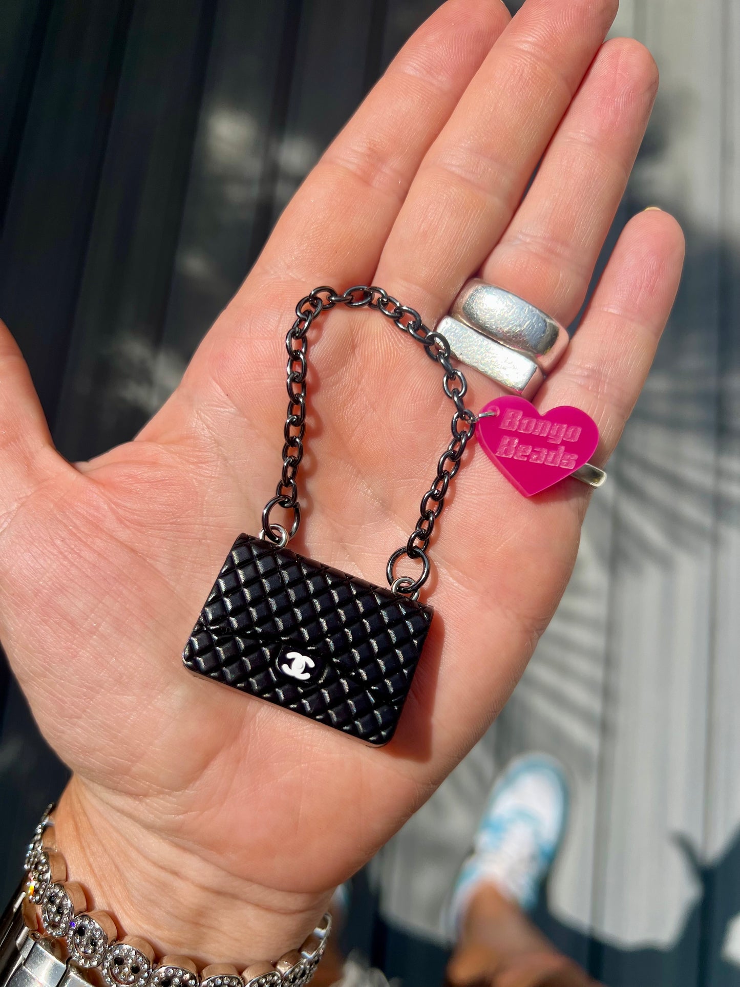 Designer Handbag Key Ring