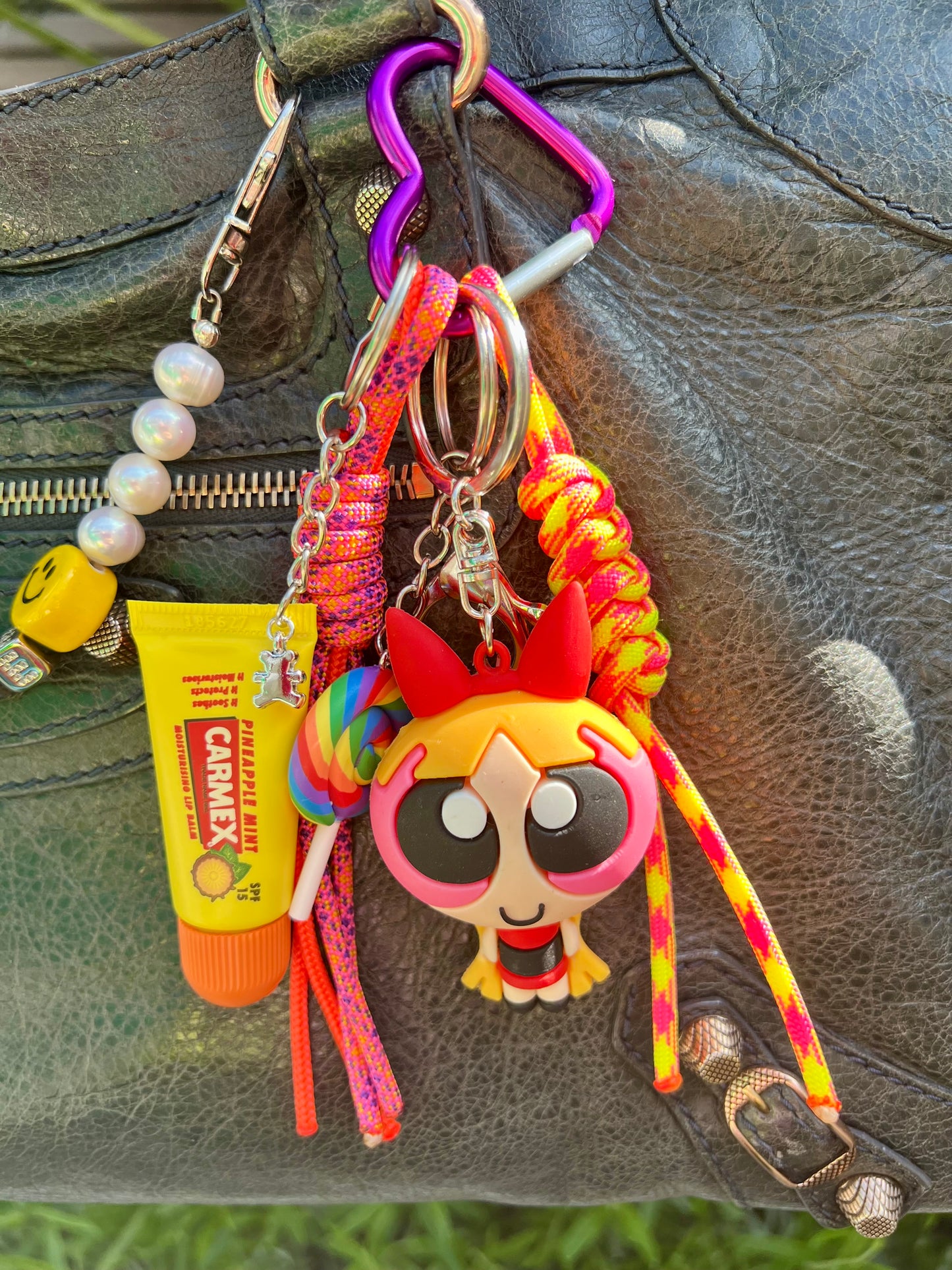 Girl Power Blossom Bag Charm