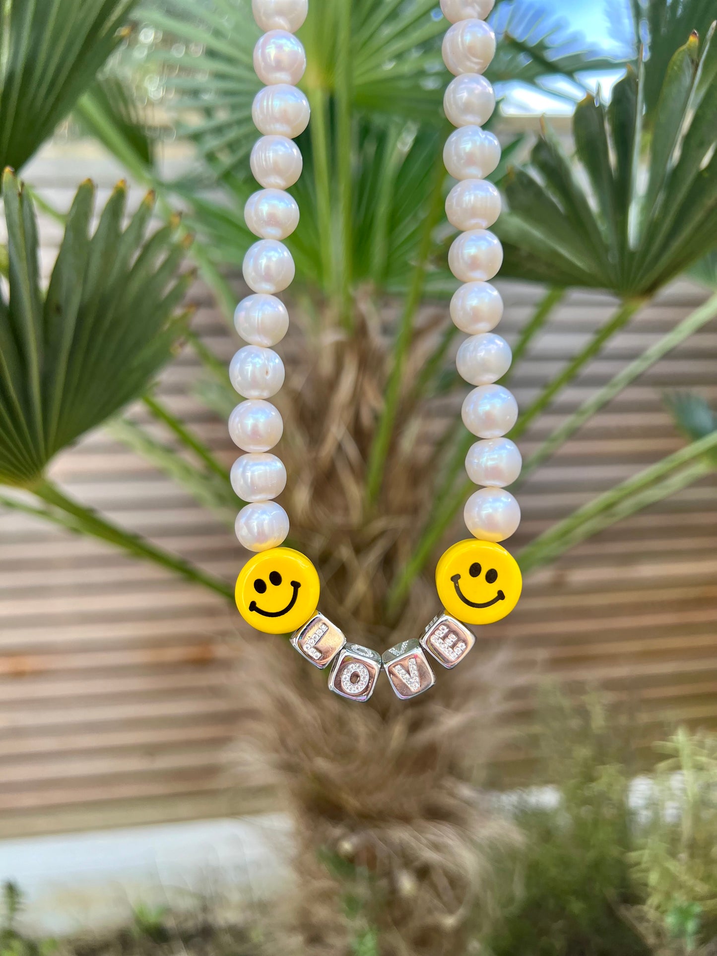 Smiley LOVE Necklace