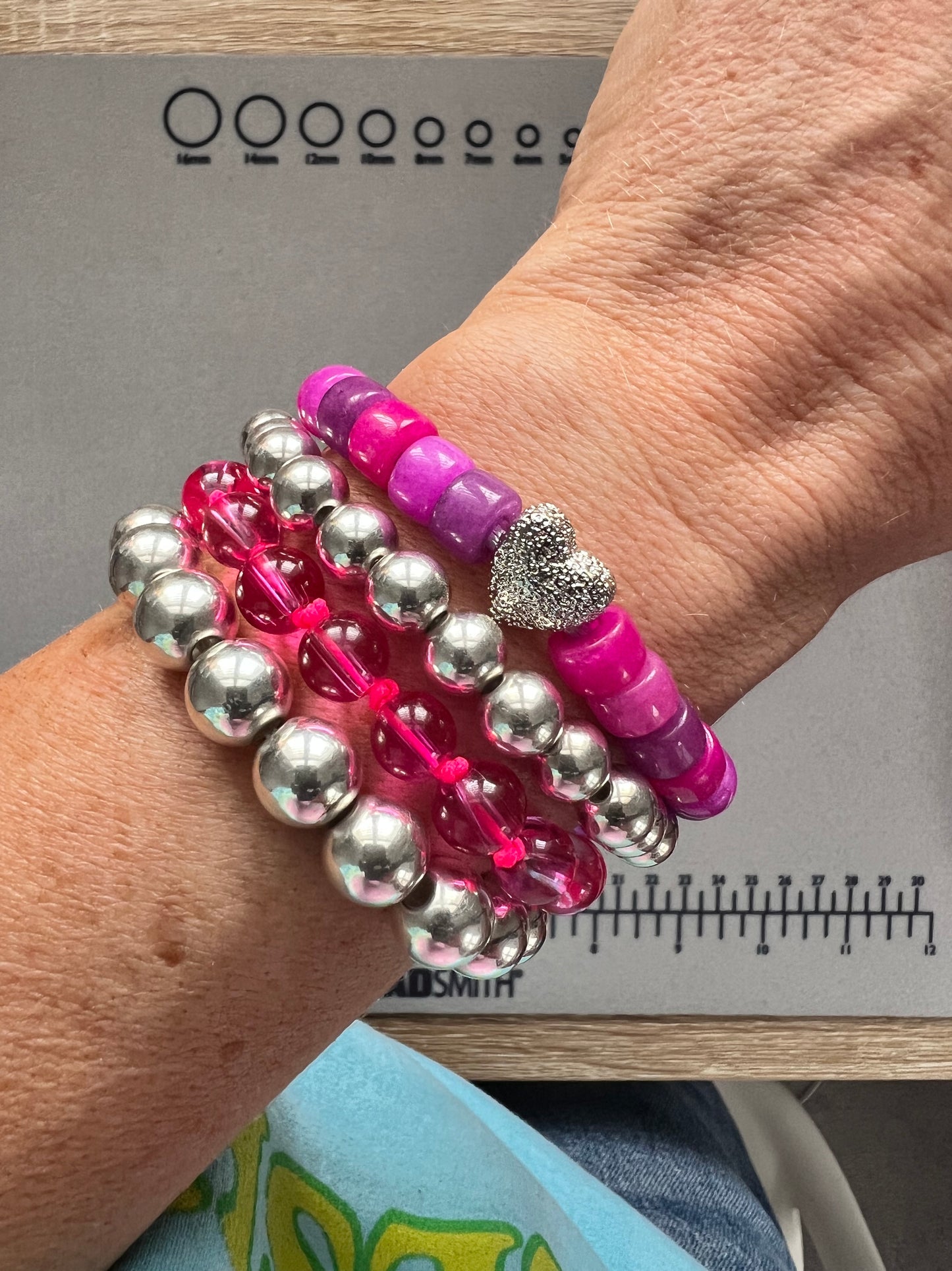 Pink Forte Gemstone Bracelet π