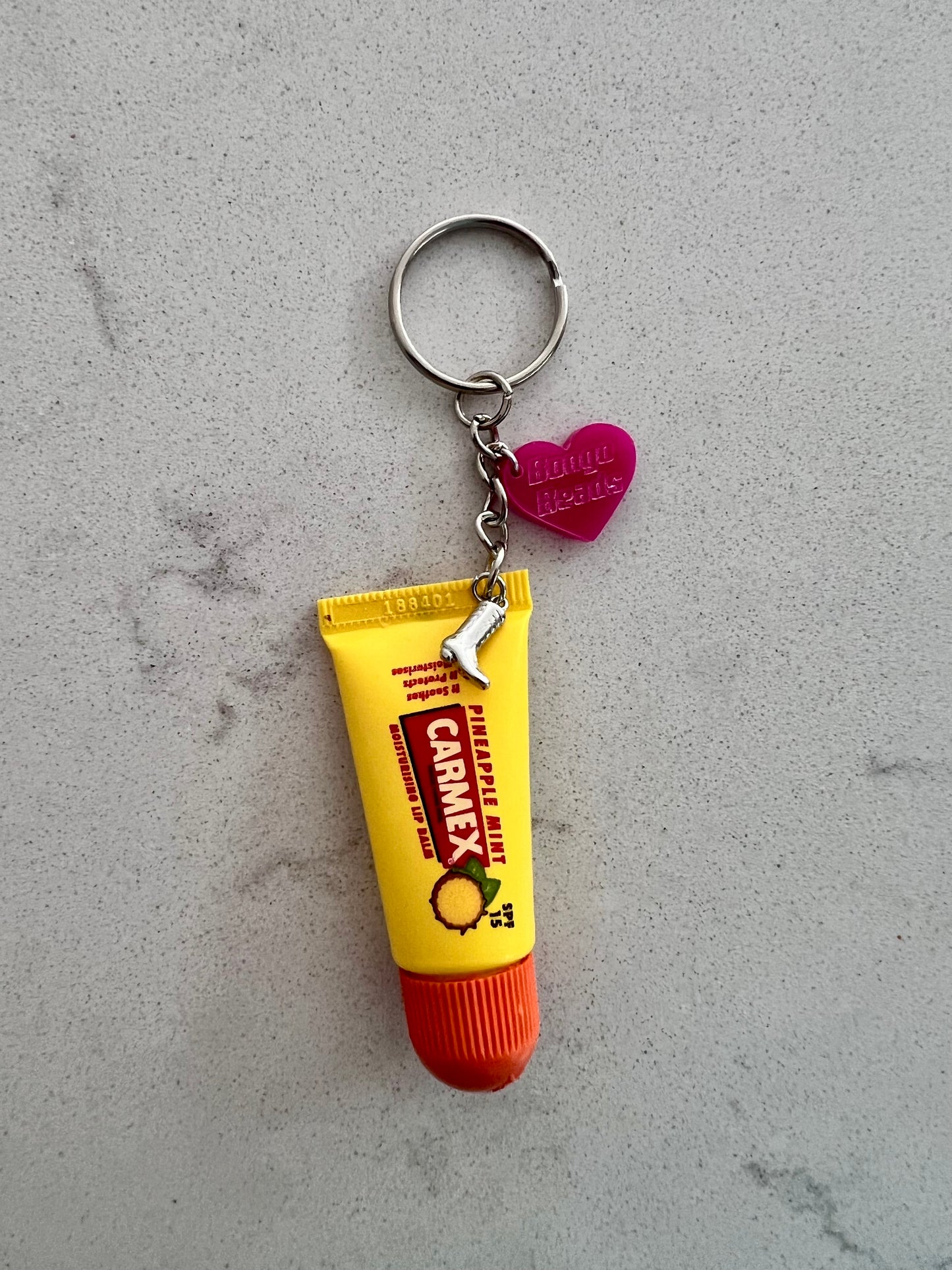 Carmex Lip Balm Key Ring (Pineapple Flavour)