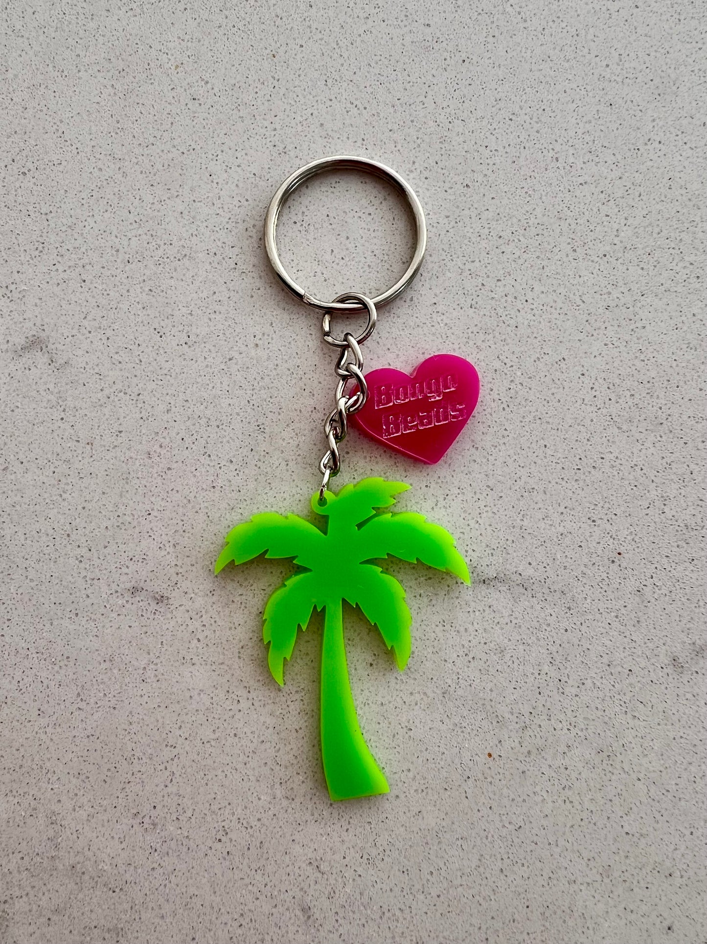 Palm Tree Key Ring