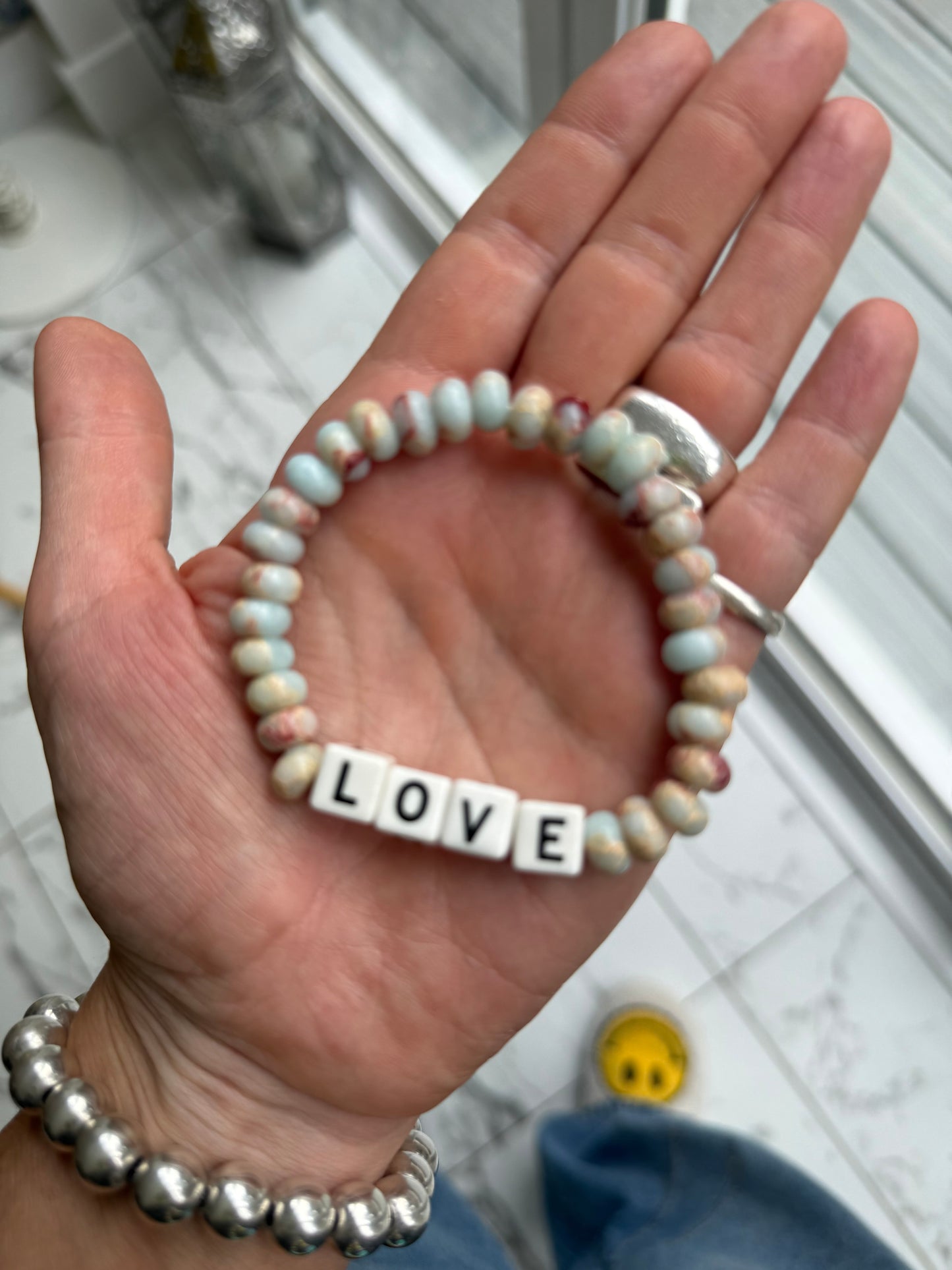 Gemstone LOVE Bracelets