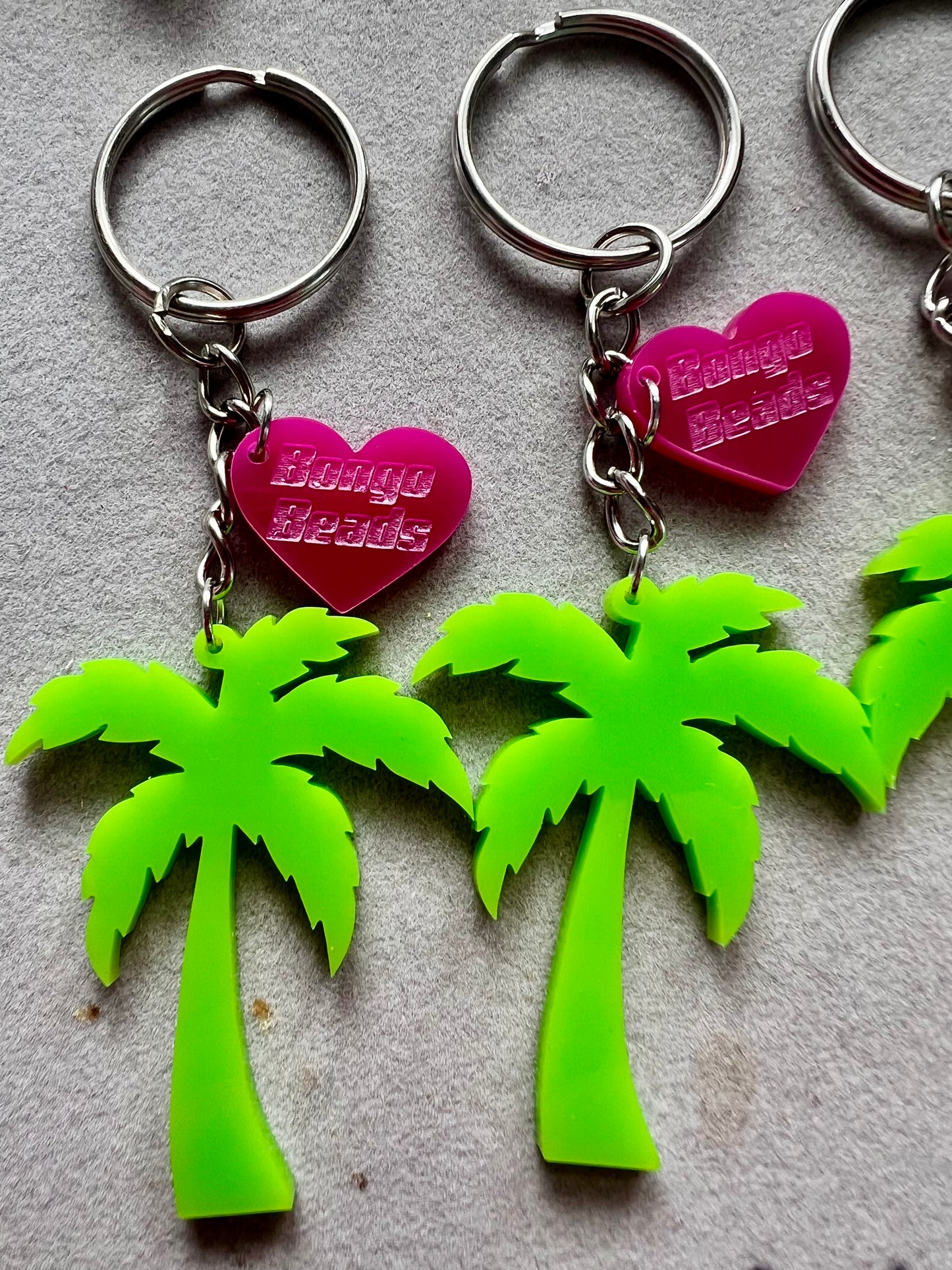 Palm Tree Key Ring
