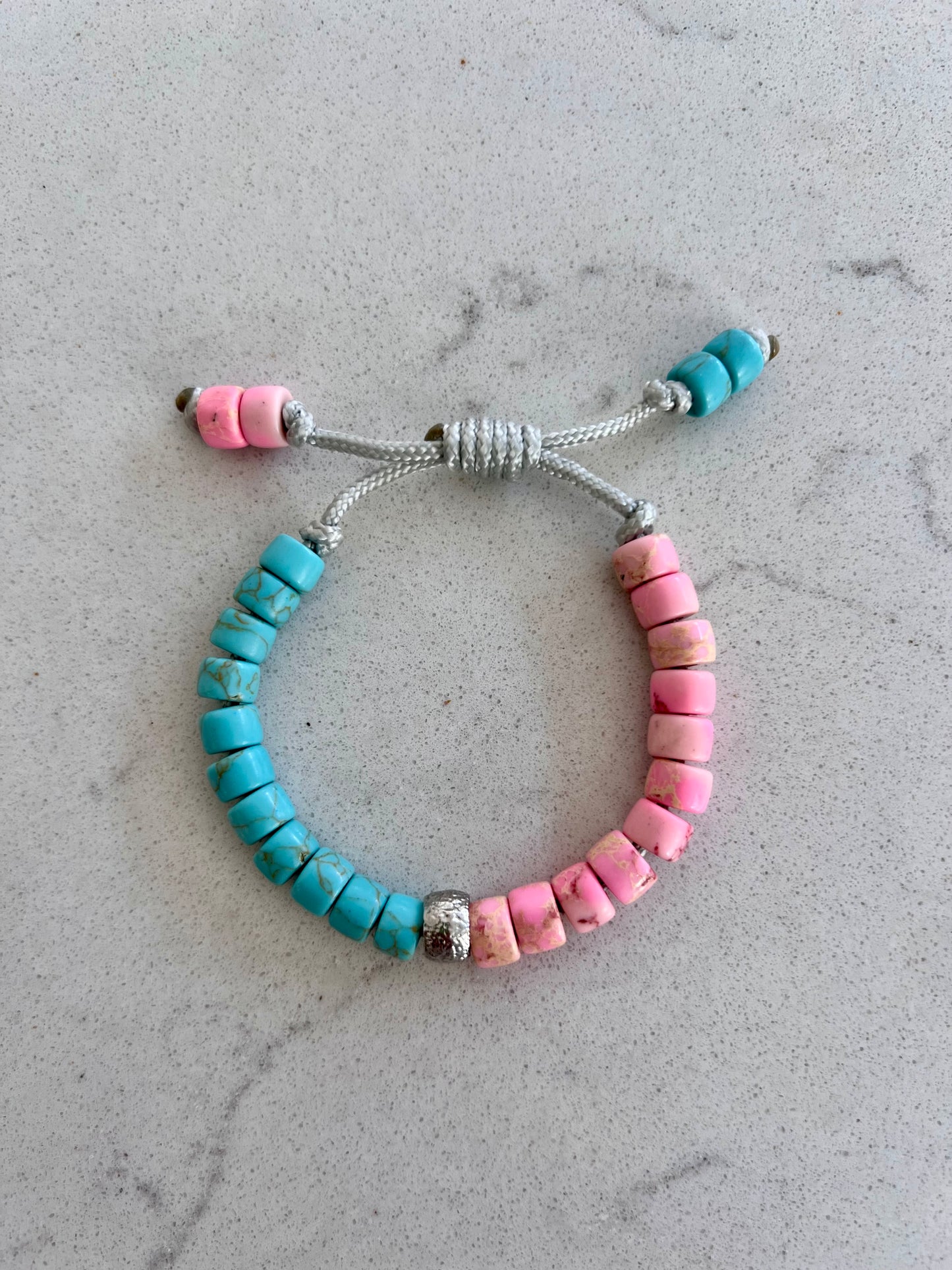Half and Half Gemstone Bracelet
