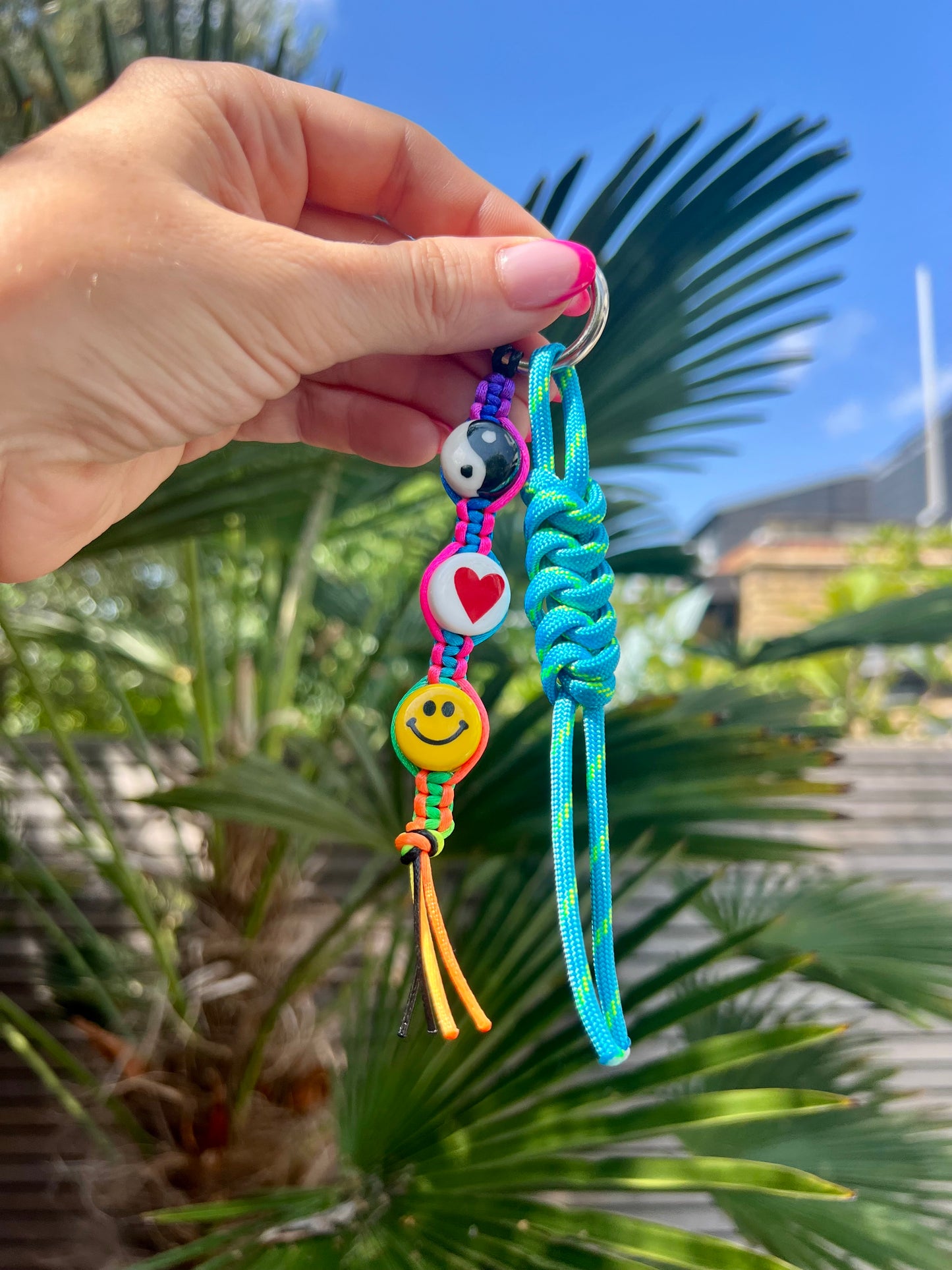 Peace, Love & Happiness Bag Charm 2