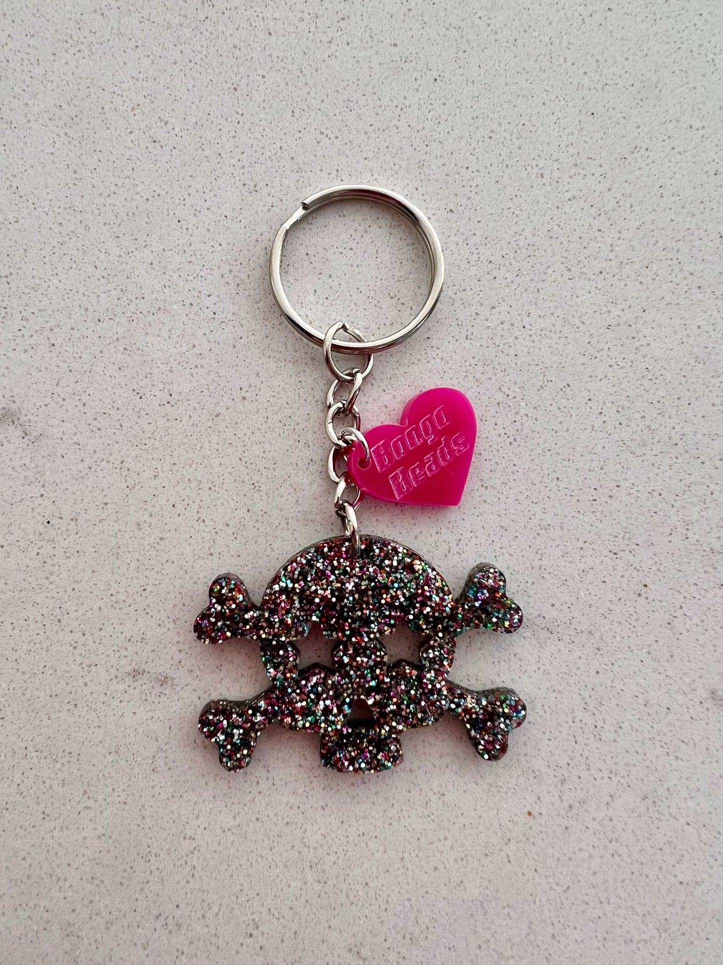 Skull & Crossbones Key Ring