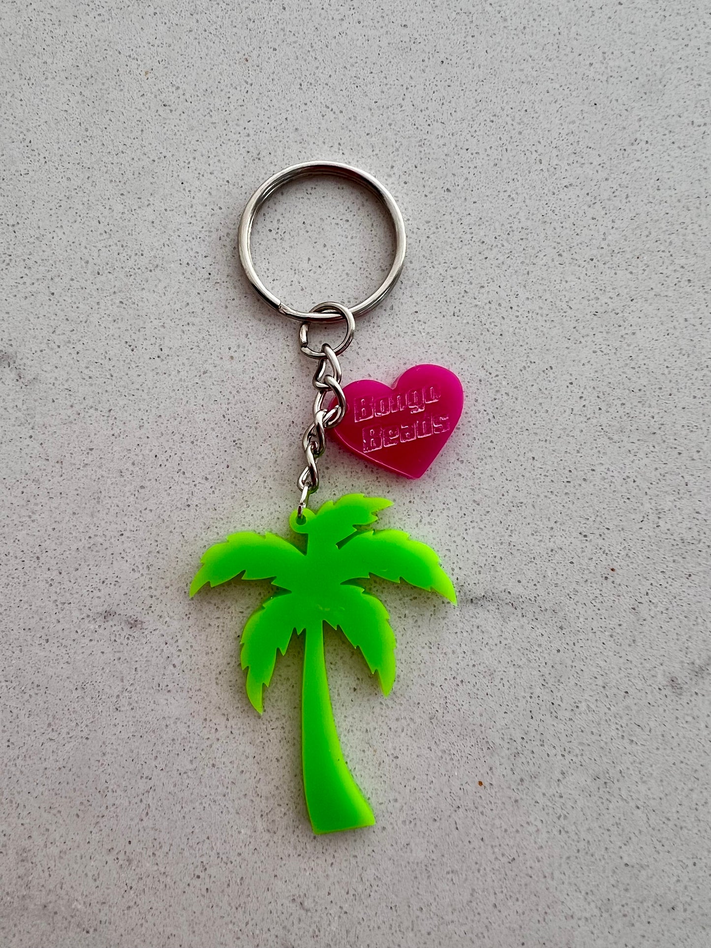Palm Tree Key Ring