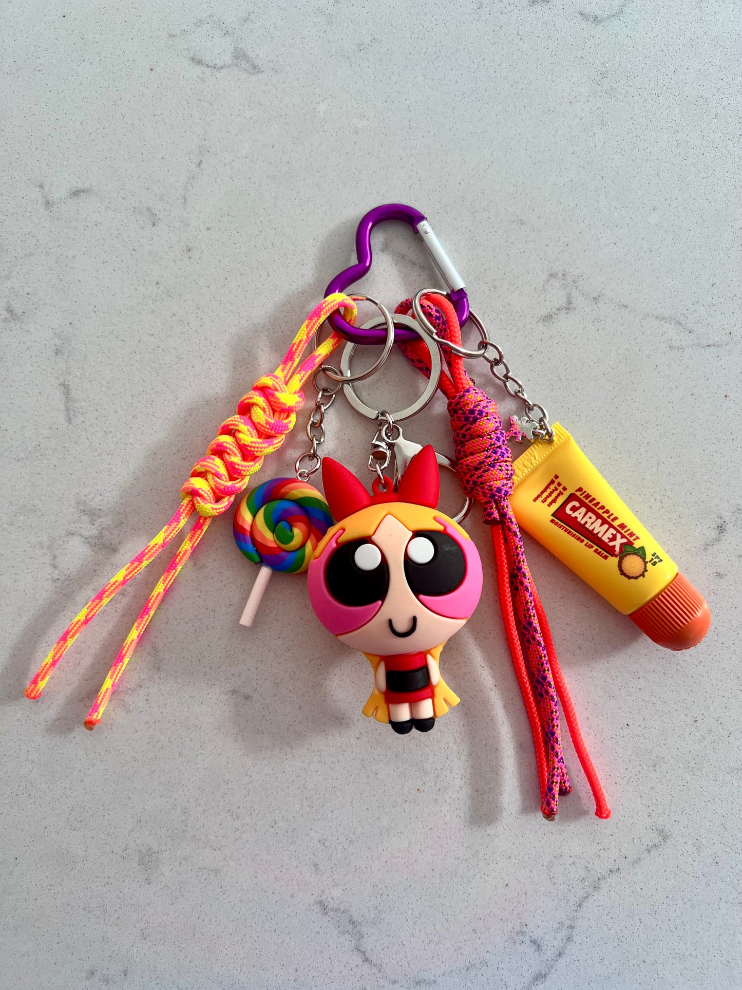 Girl Power Blossom Bag Charm