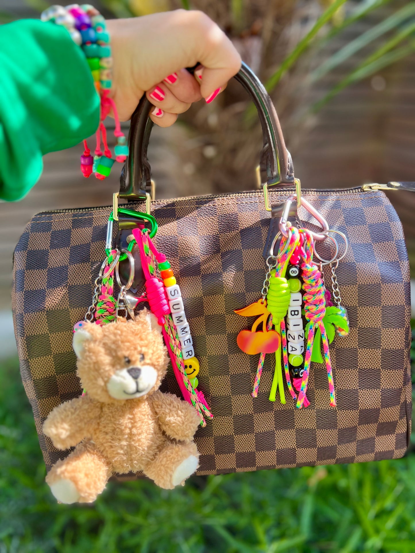 Summer Loving Ted Bag Charm