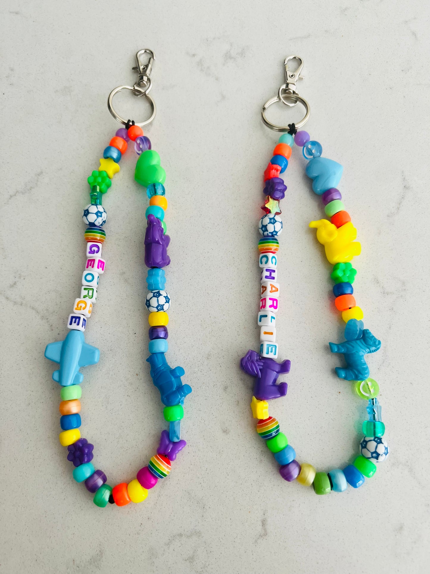 Personalised Key Ring/Bag Charm