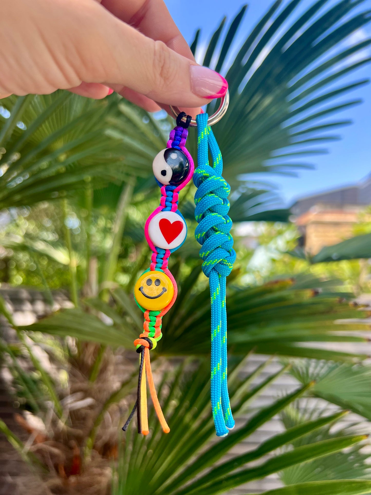 Peace, Love & Happiness Bag Charm 2