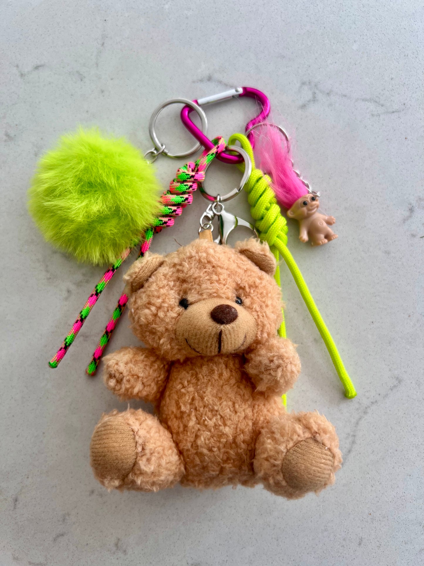 Full Con-Troll Ted Bag Charm (Pink)