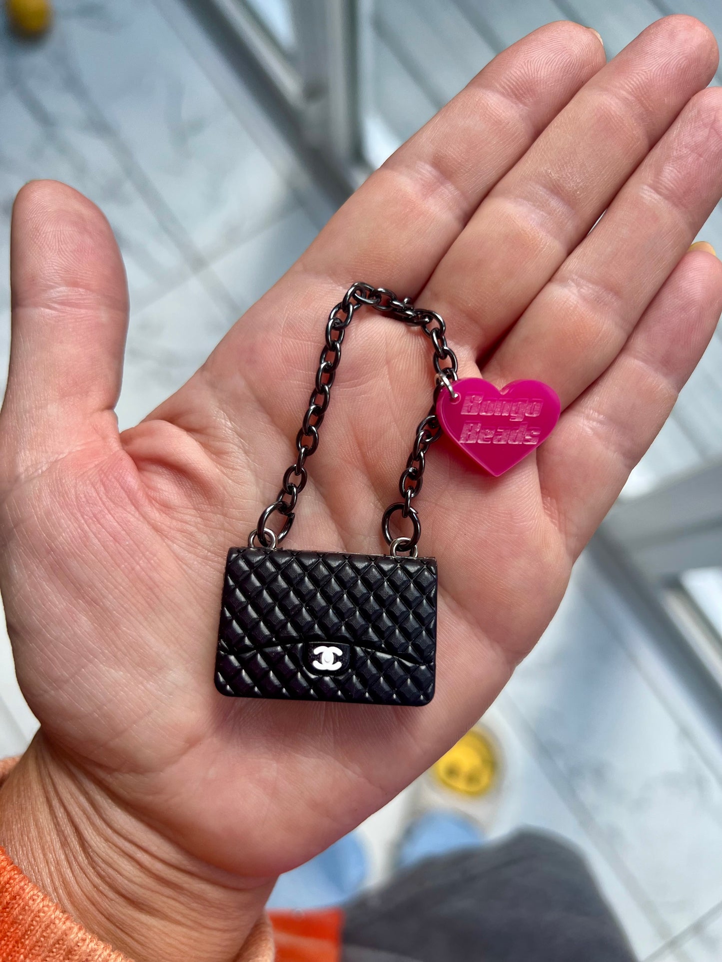 Designer Handbag Key Ring