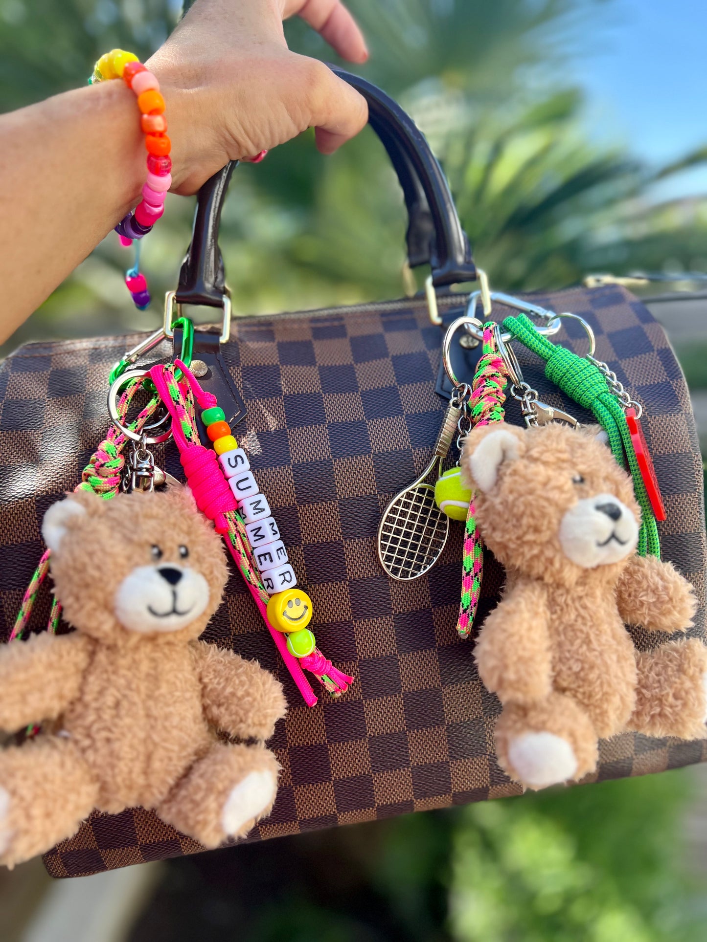 Summer Loving Ted Bag Charm