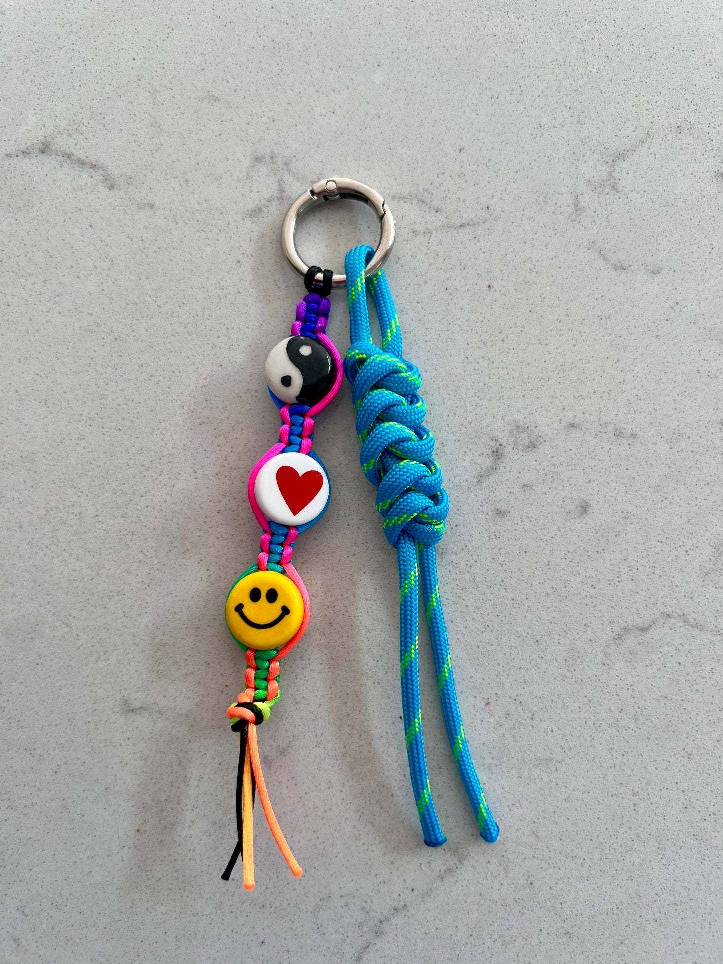 Peace, Love & Happiness Bag Charm 2