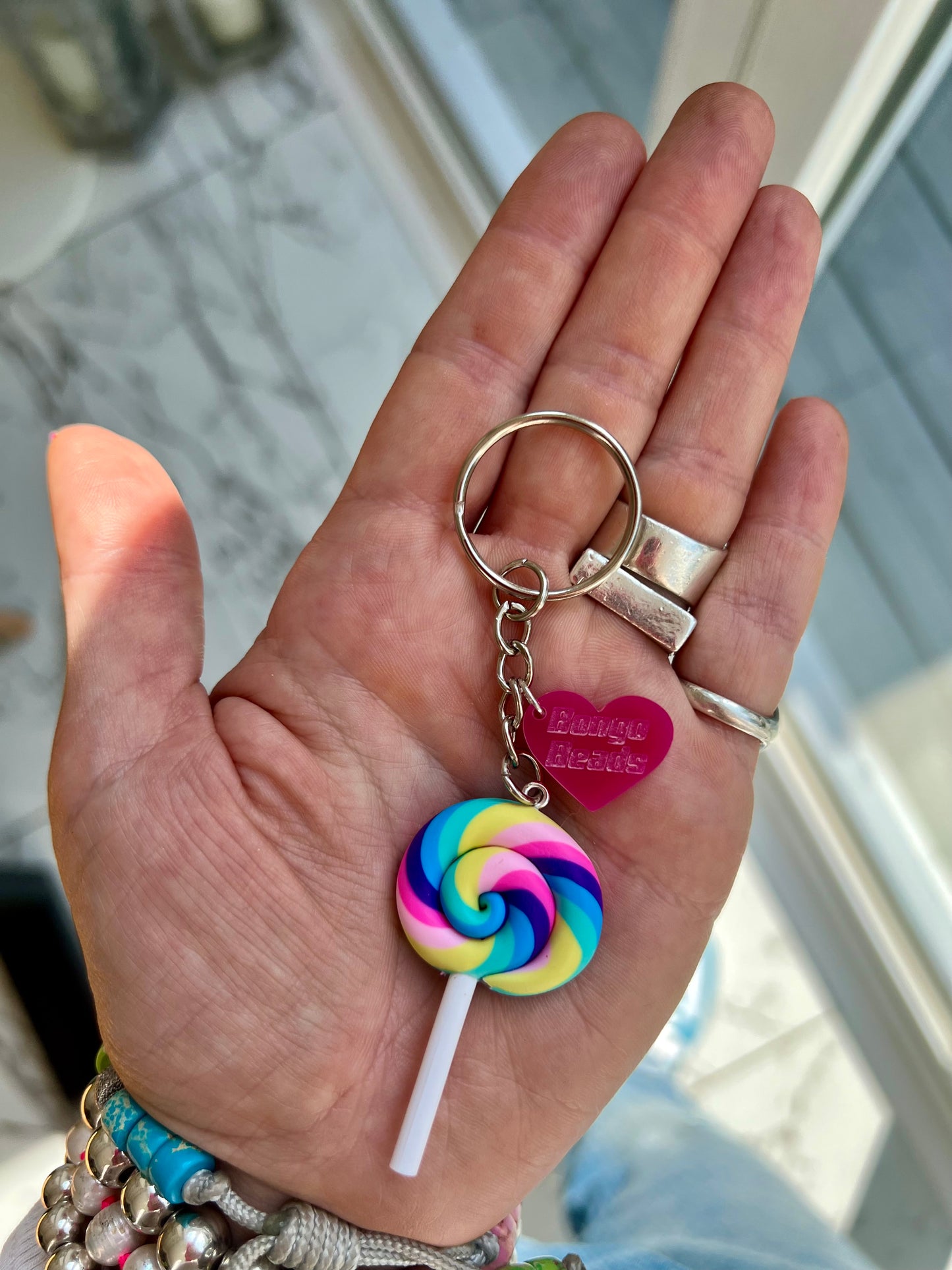 Lolly Key Ring (Pastel)