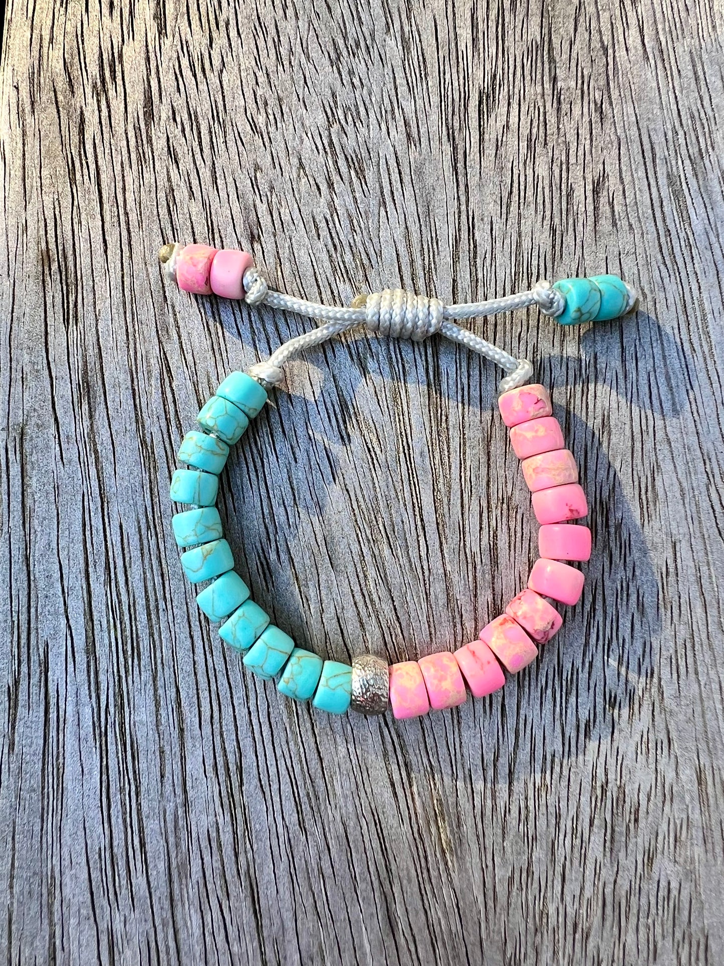 Half and Half Gemstone Bracelet