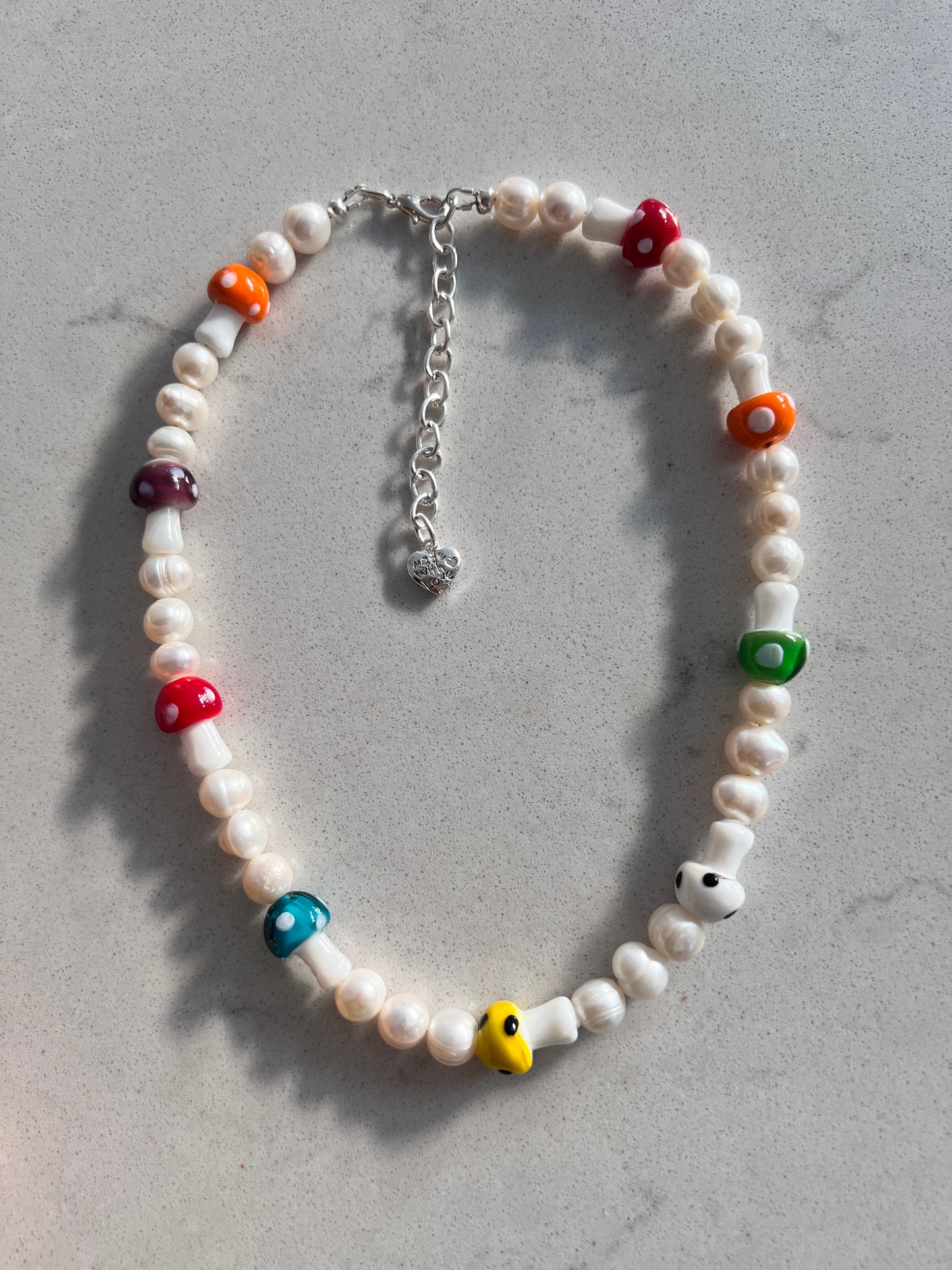 Pearly Mushroom Necklace π