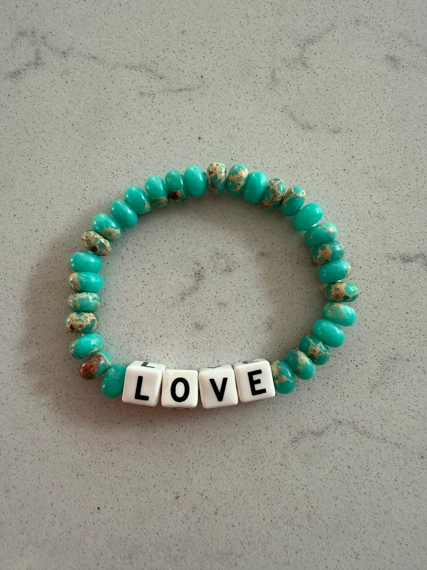 Gemstone LOVE Bracelets