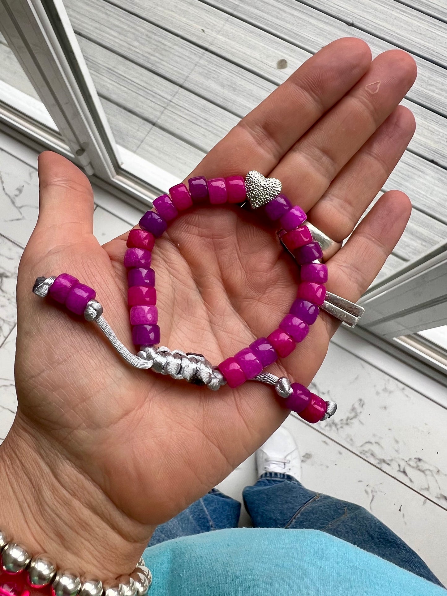 Pink Forte Gemstone Bracelet π