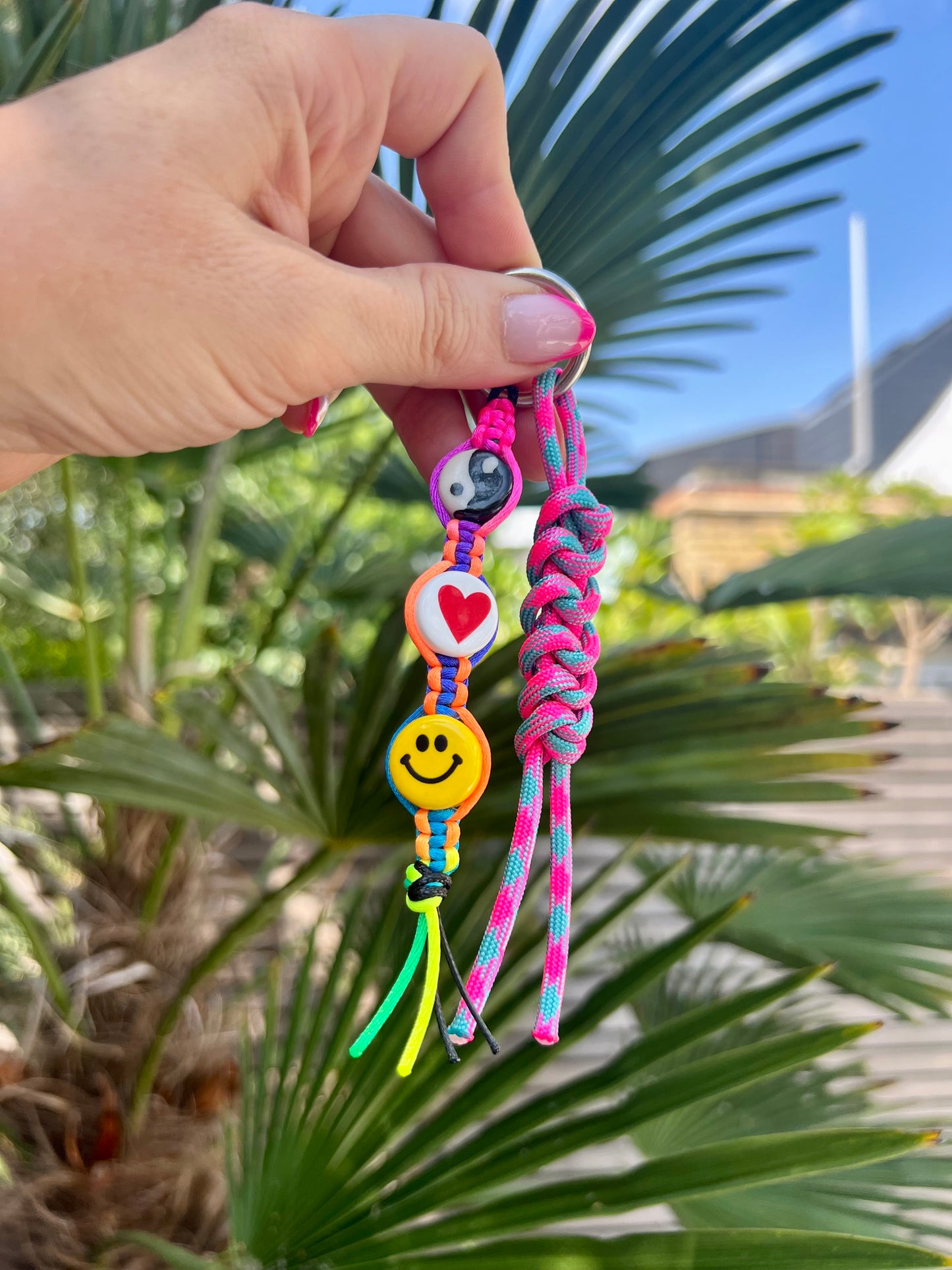 Peace, Love & Happiness Bag Charm 1