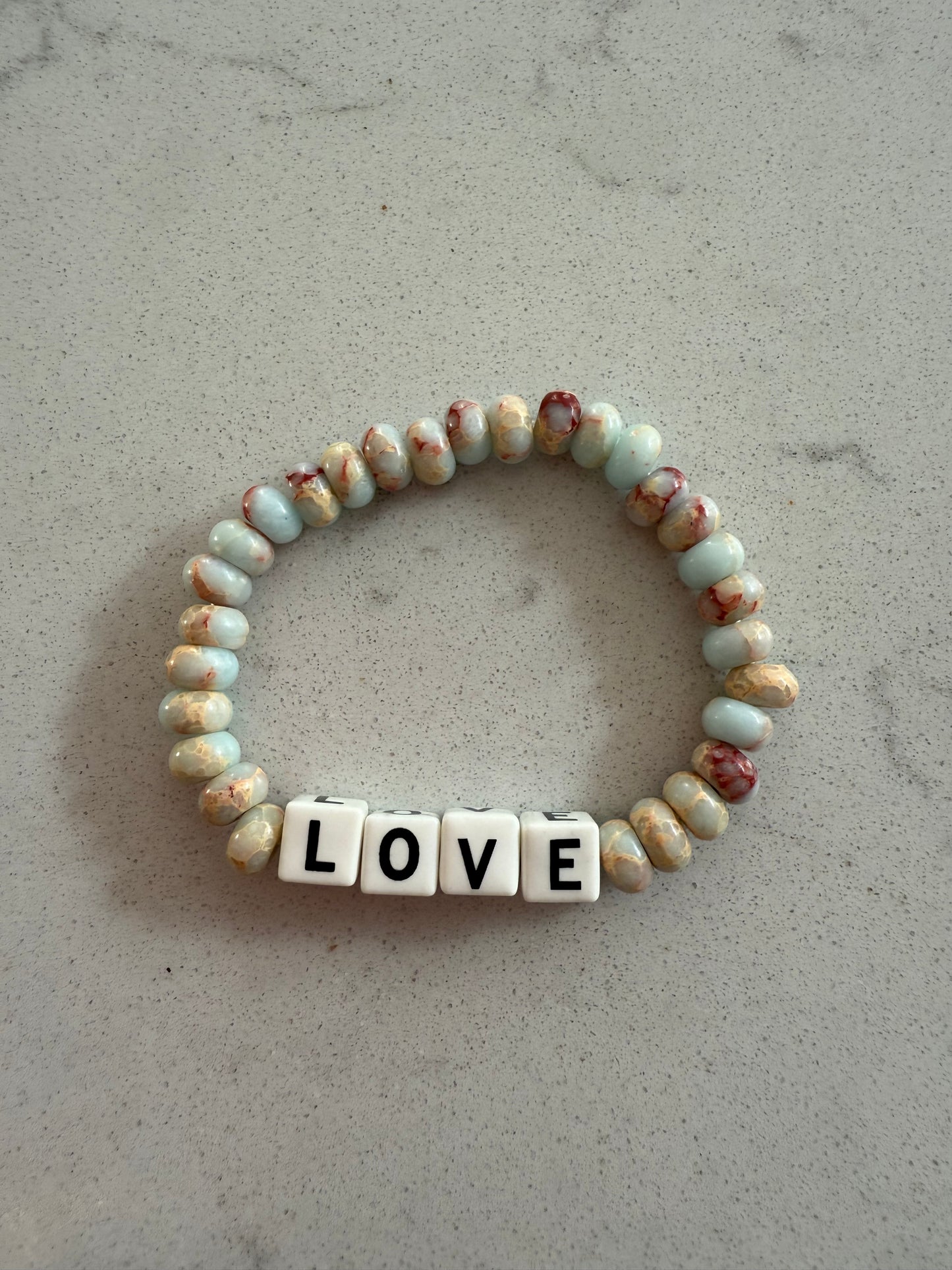 Gemstone LOVE Bracelets