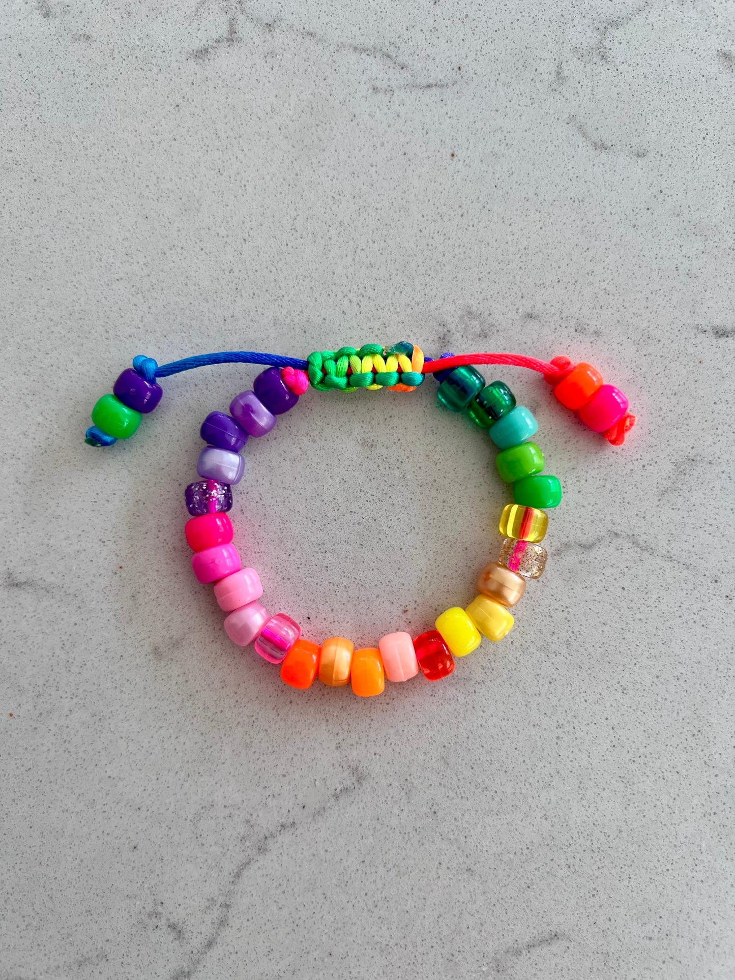 Rainbow Beaded Bracelet 2.0