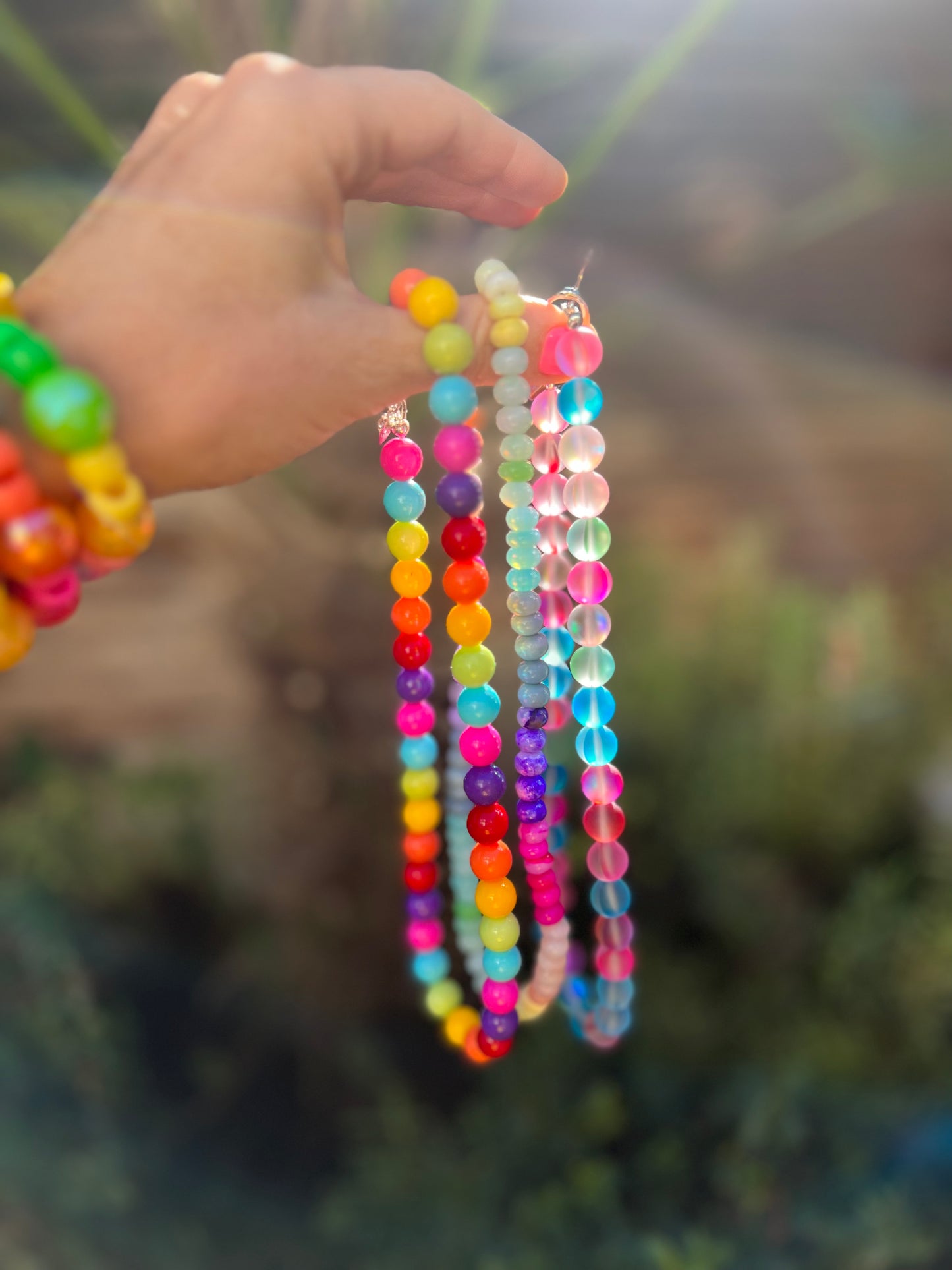 Rainbow Gumball Necklace π