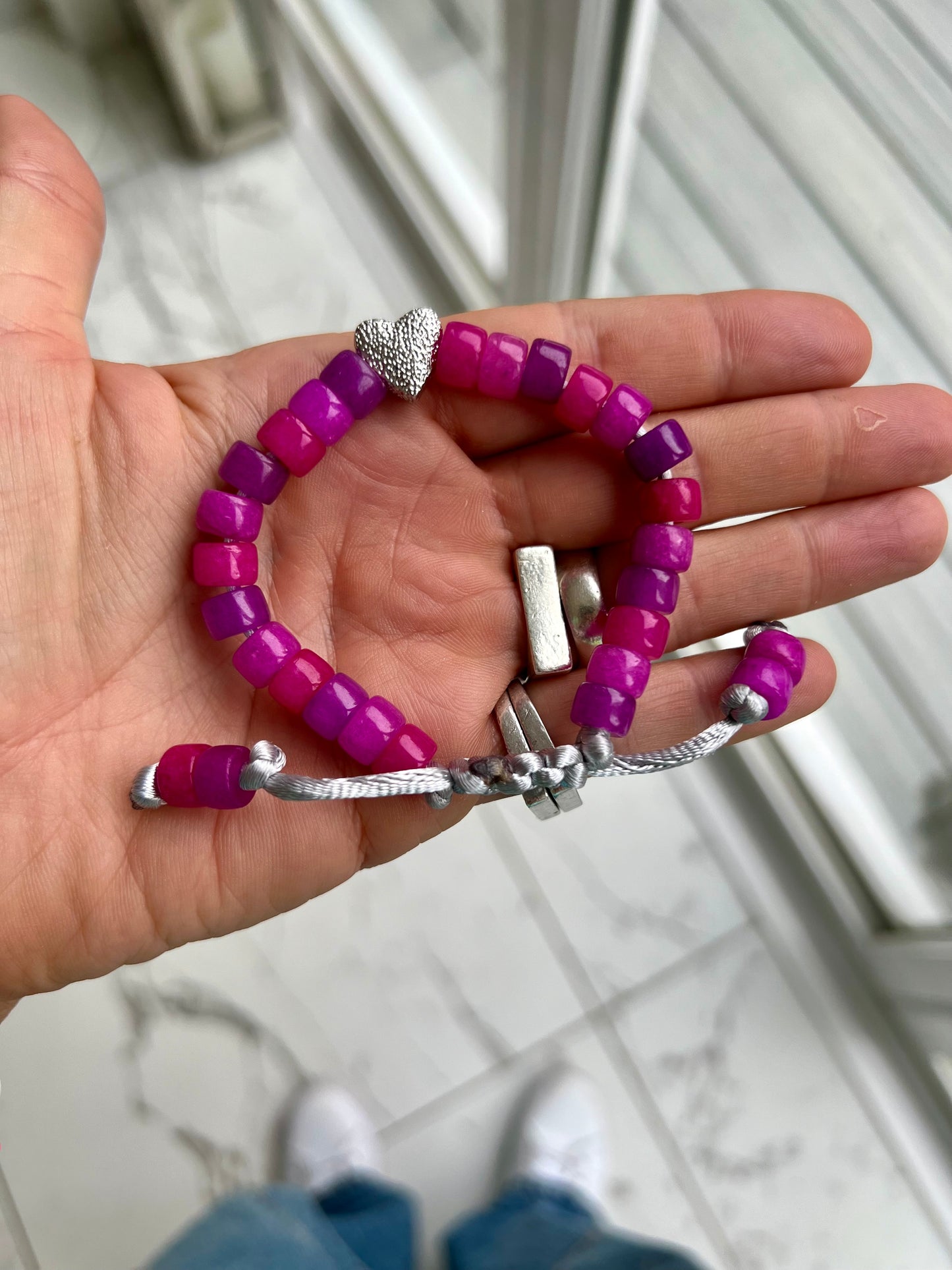 Pink Forte Gemstone Bracelet π