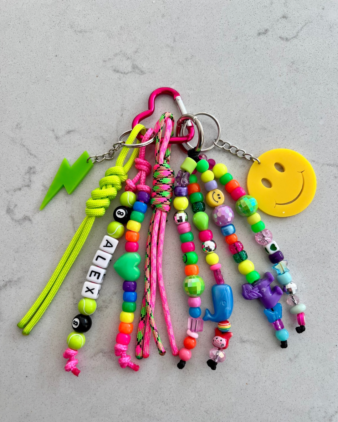 Smiley Key Ring