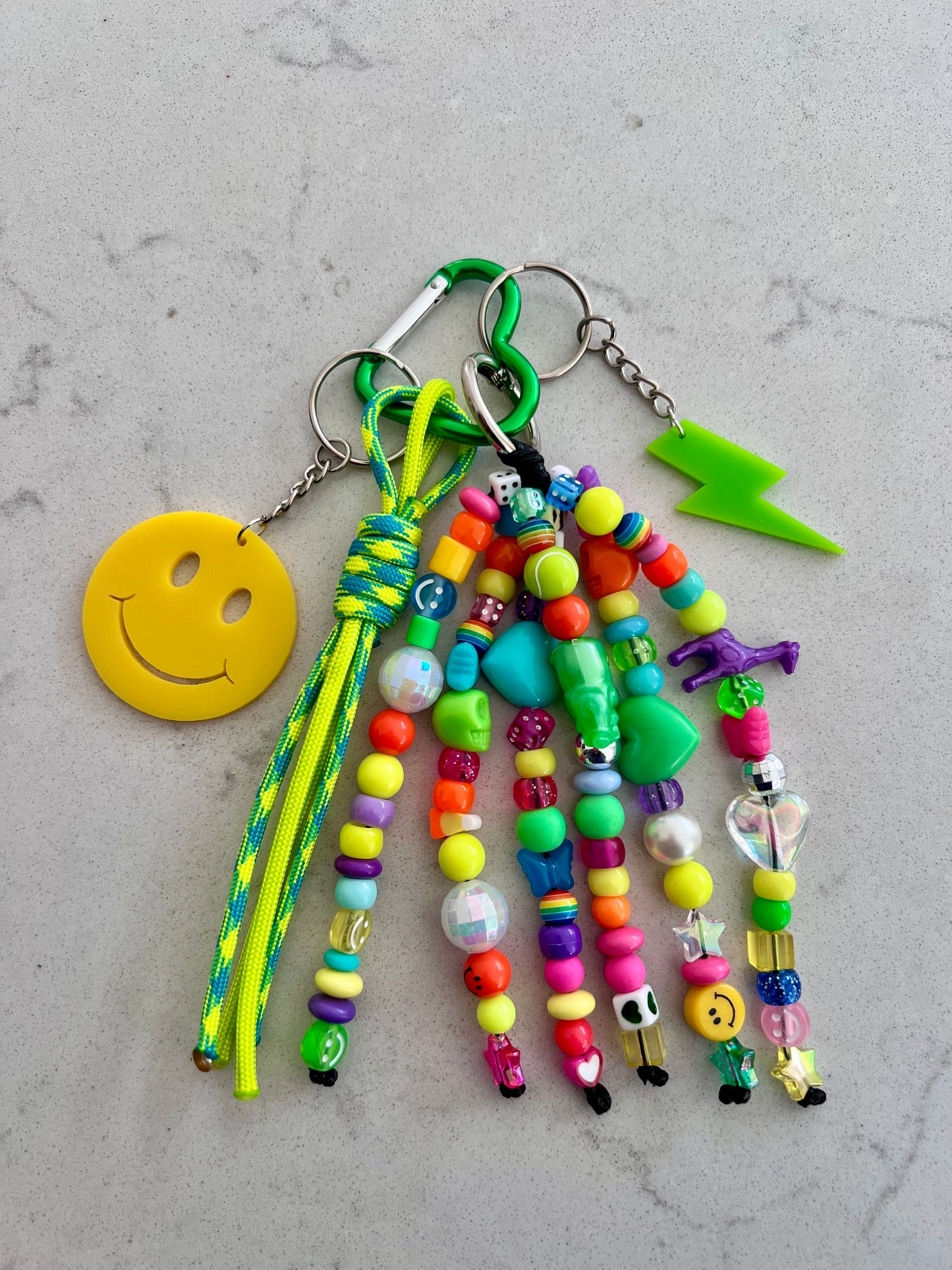 Smiley Face Bag Charm