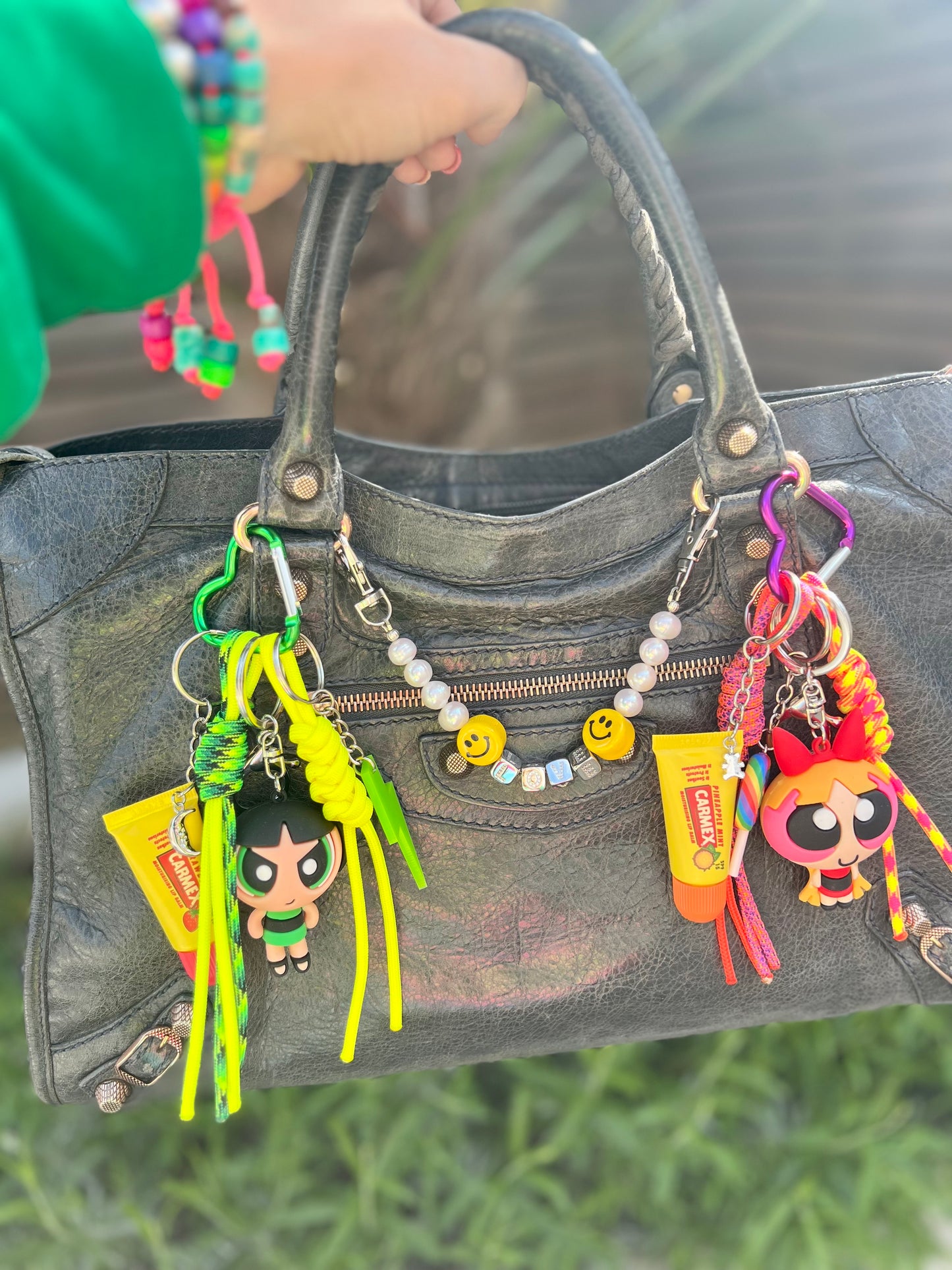 Girl Power Blossom Bag Charm