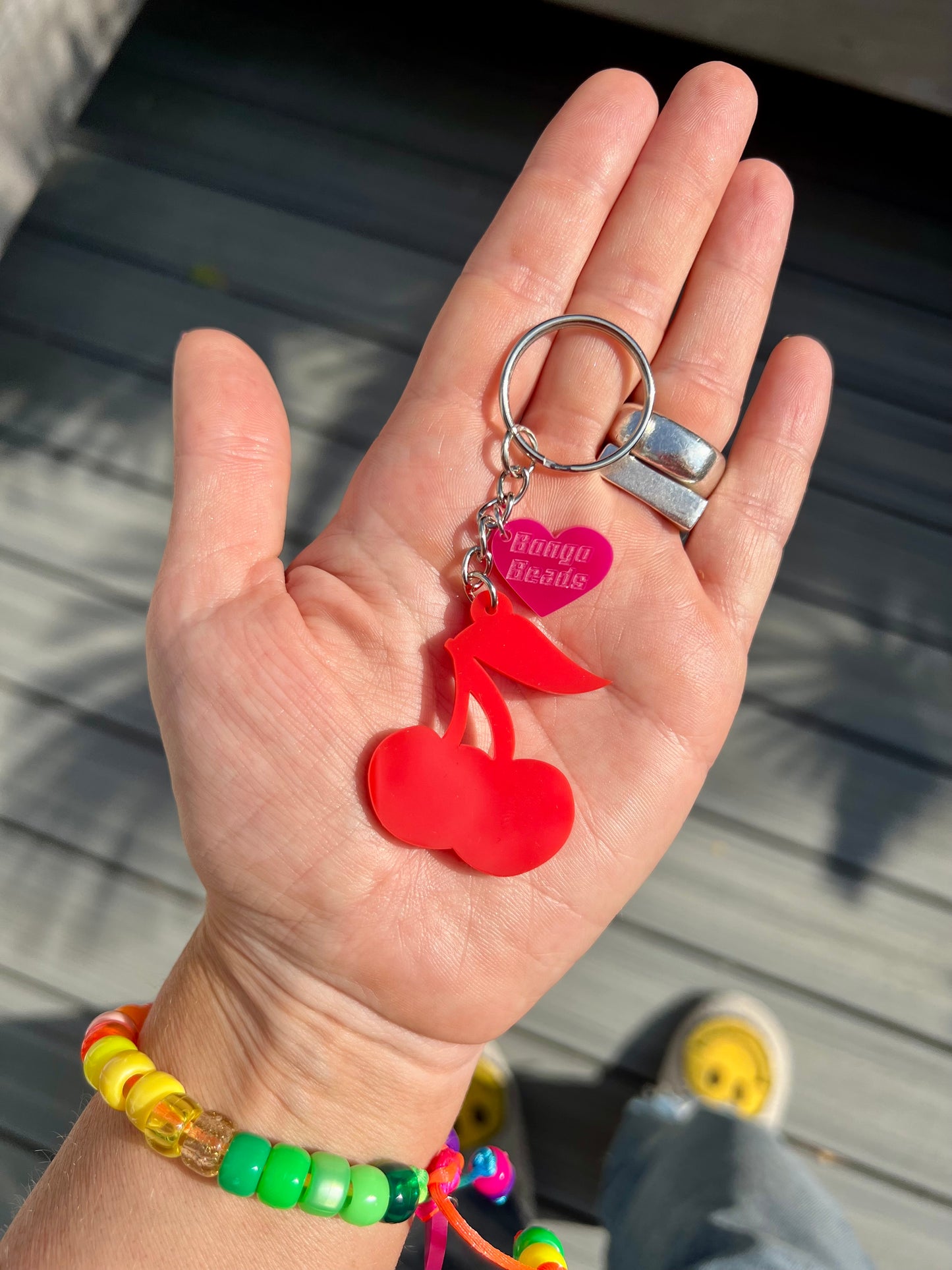 Cherry Key Ring