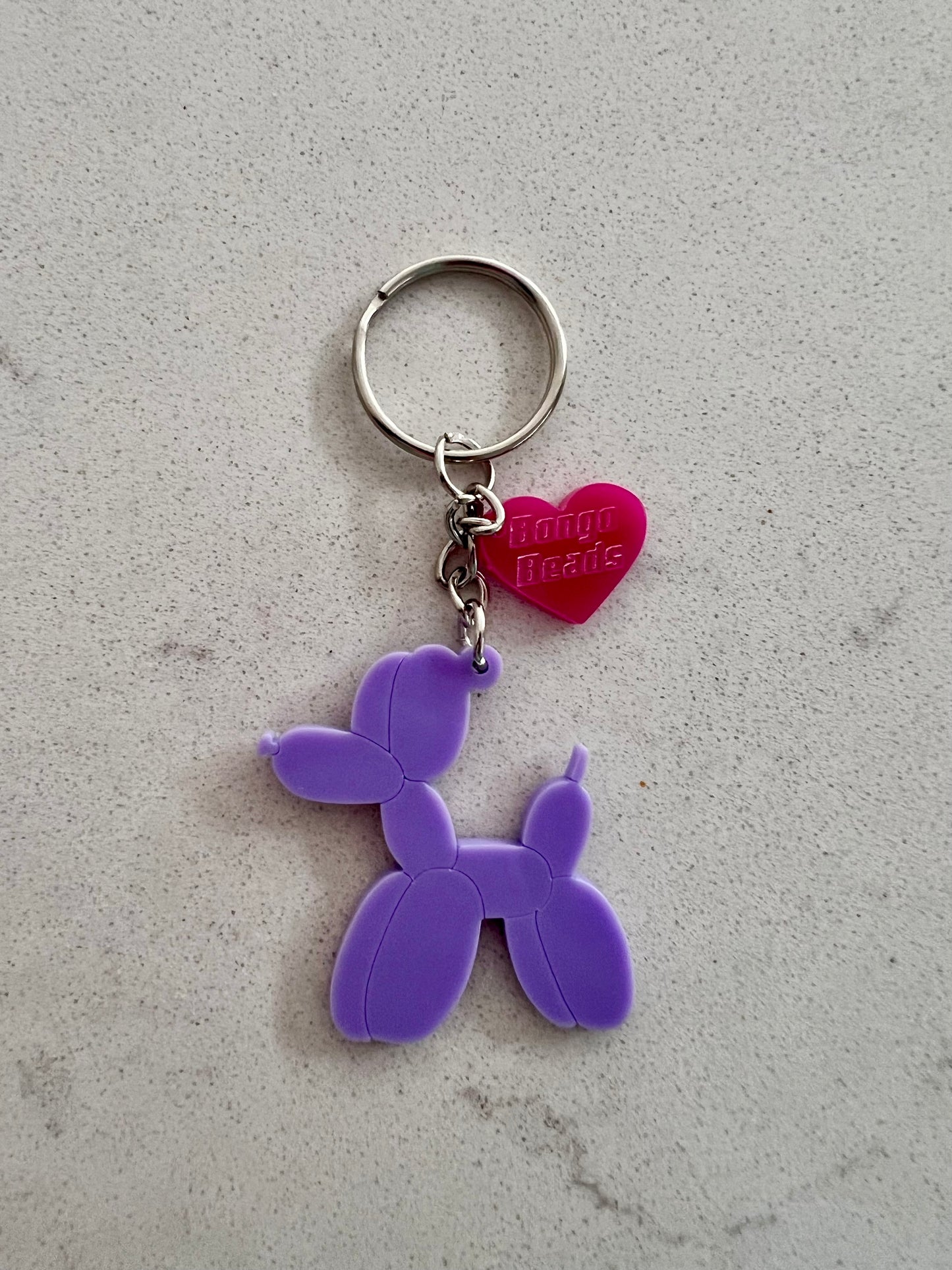 Balloon Dog Key Ring (Lilac)