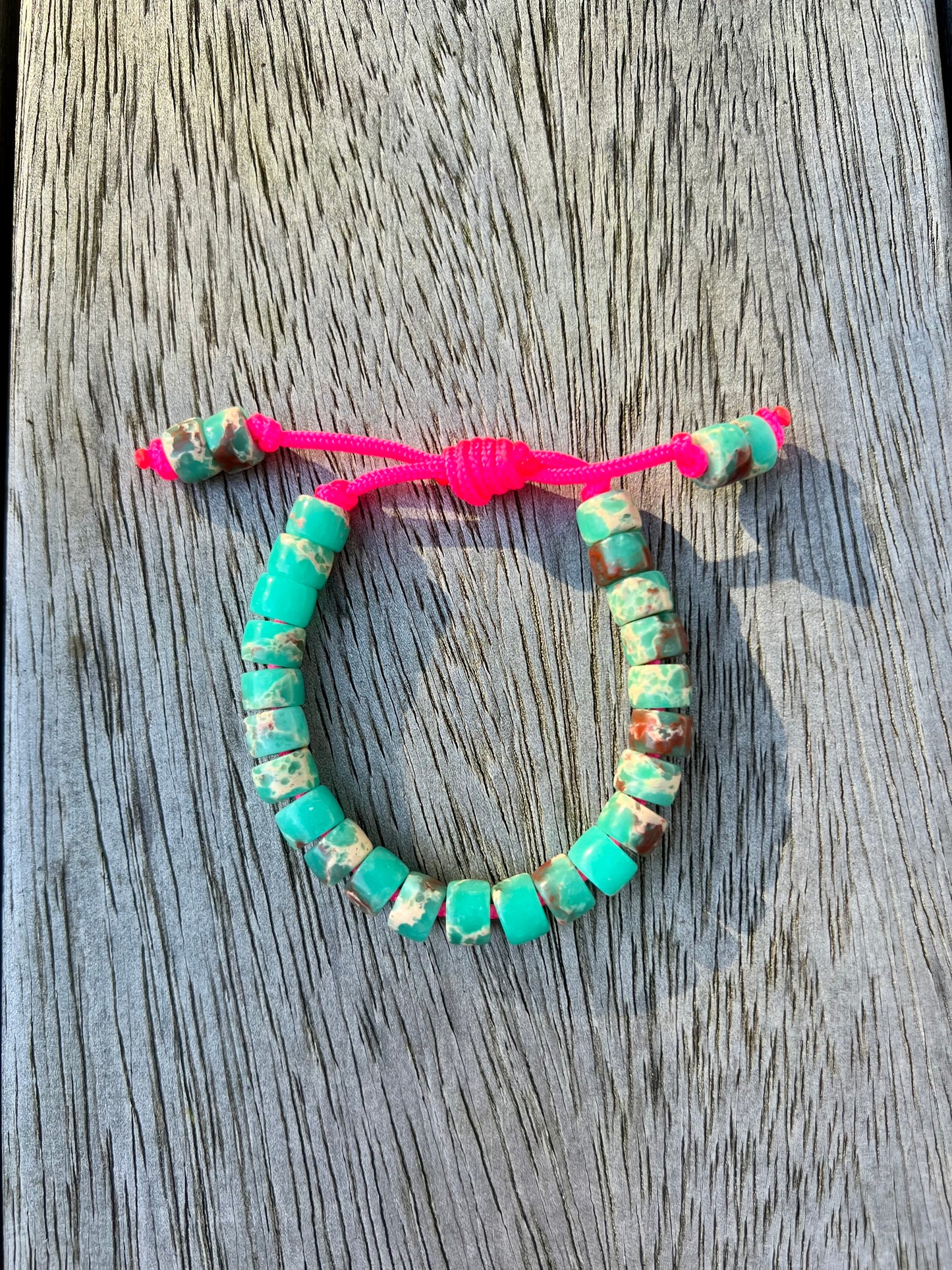 Teal Jasper Gemstone Bracelet