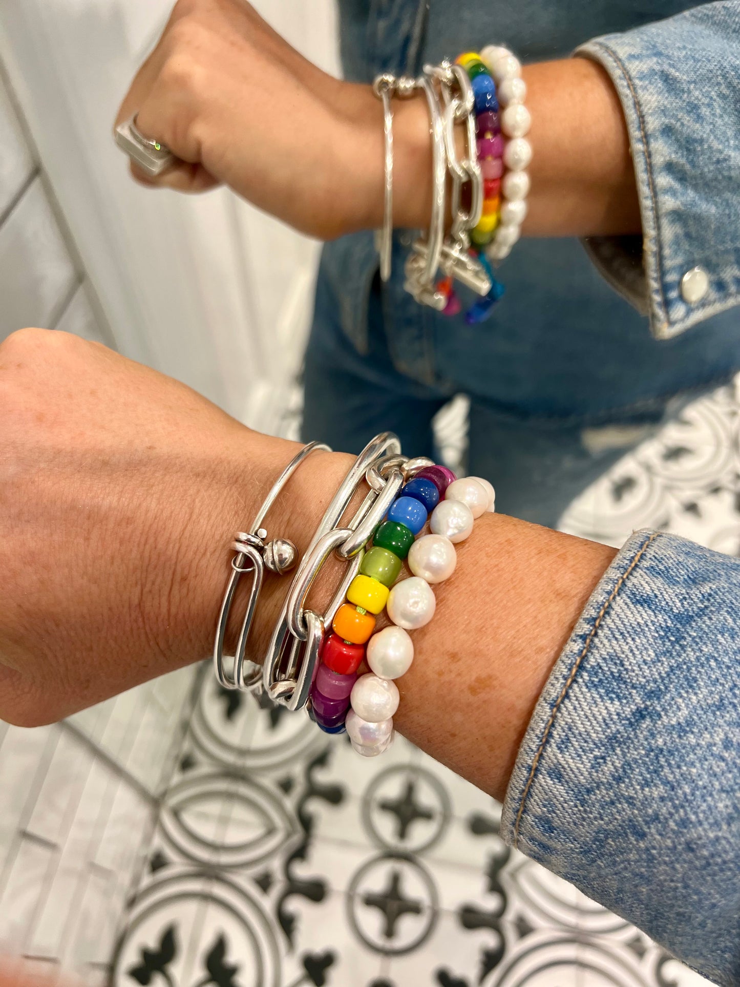 Rainbow Gemstone Mix Bracelet