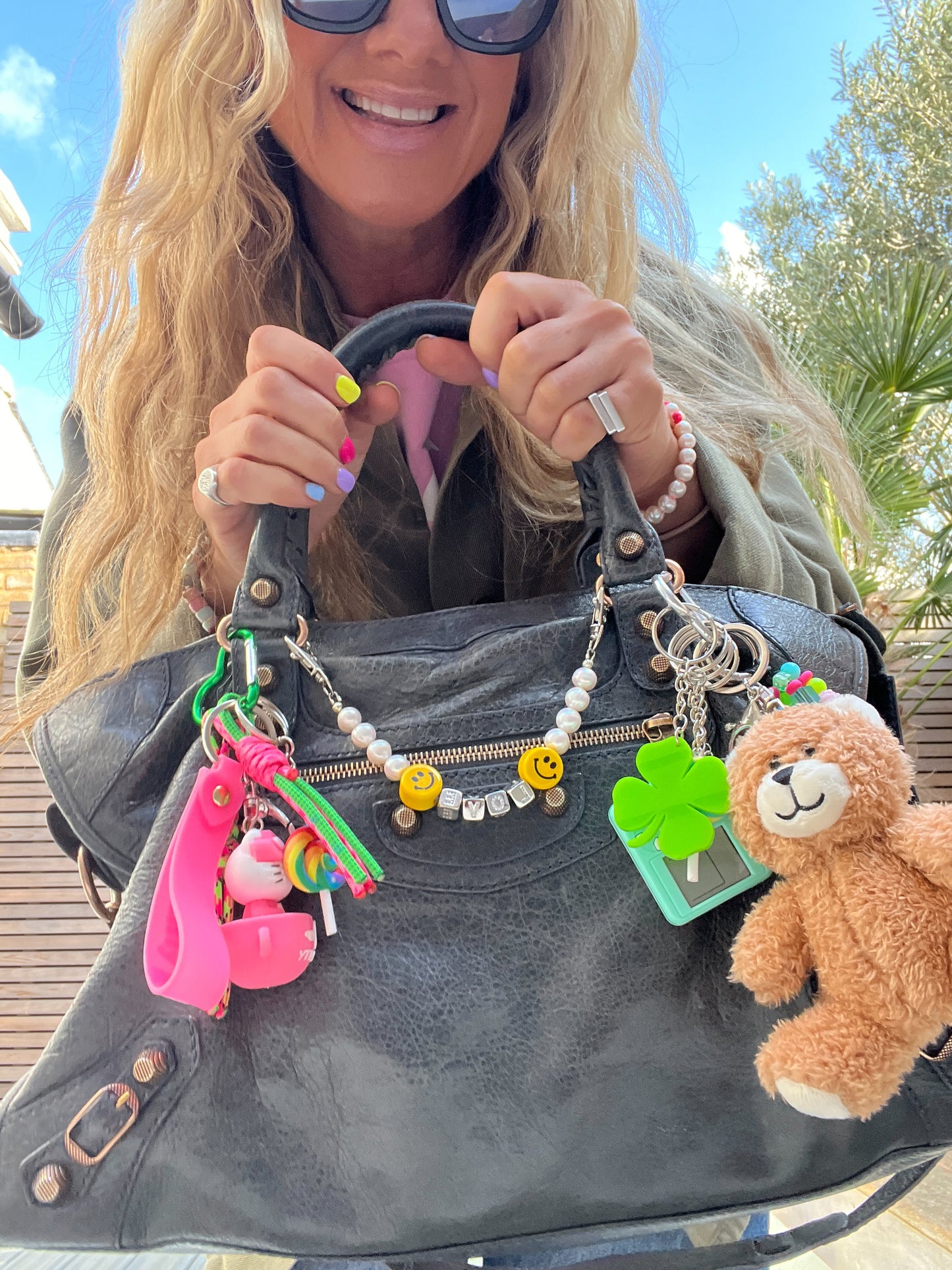 Four Leaf Clover Key Ring