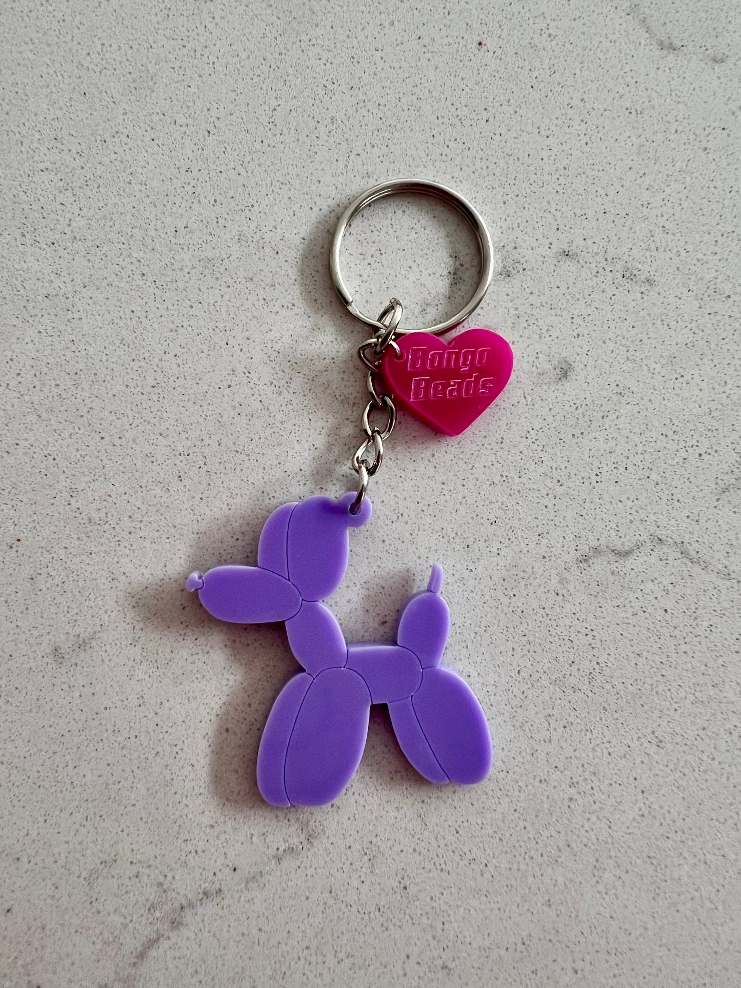 Balloon Dog Key Ring (Lilac)