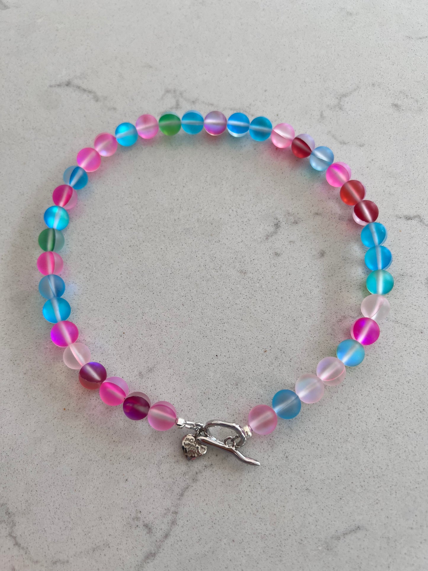 Unicorn Tears Beaded Necklace & Bracelet Set