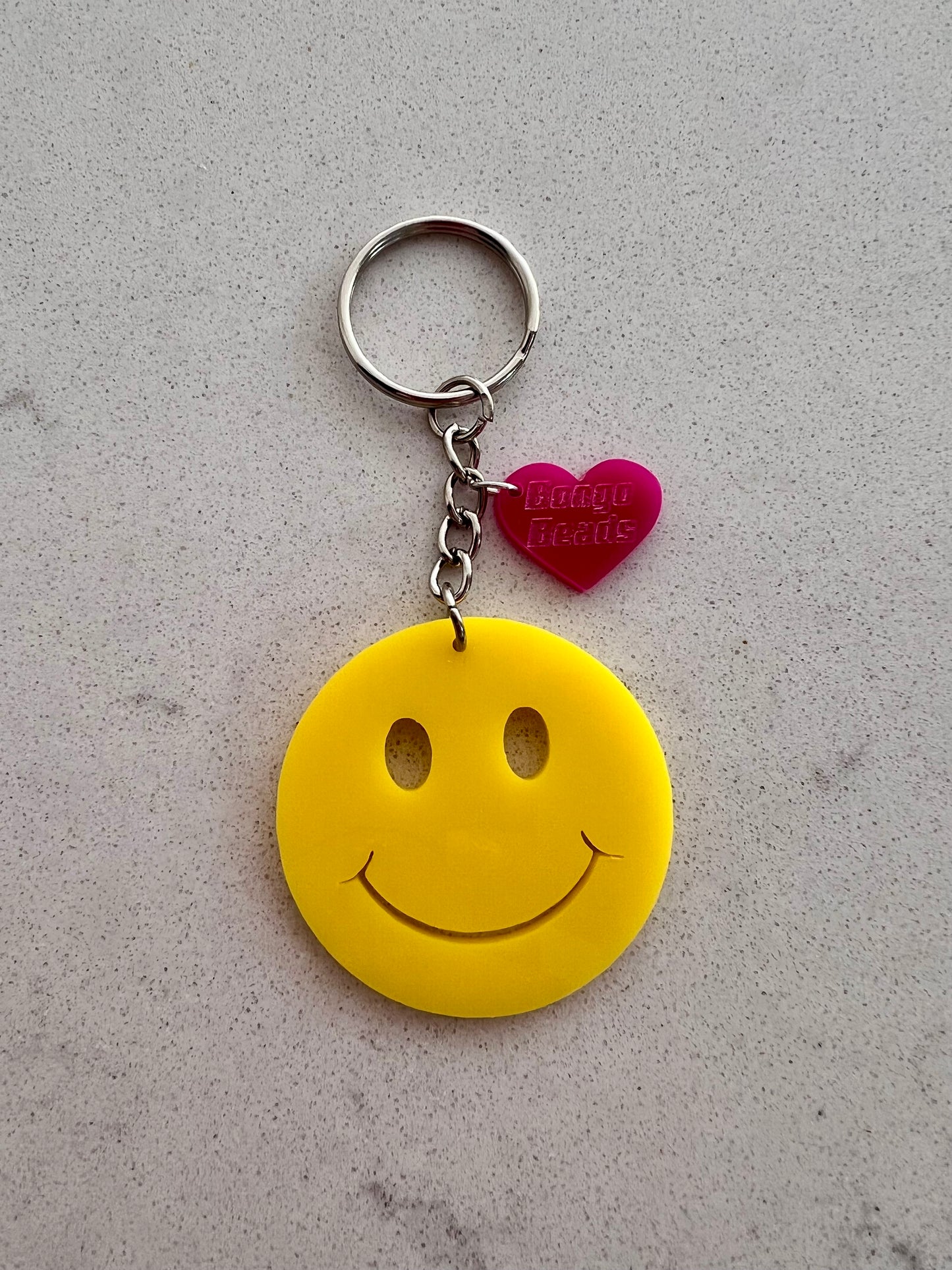 Smiley Key Ring