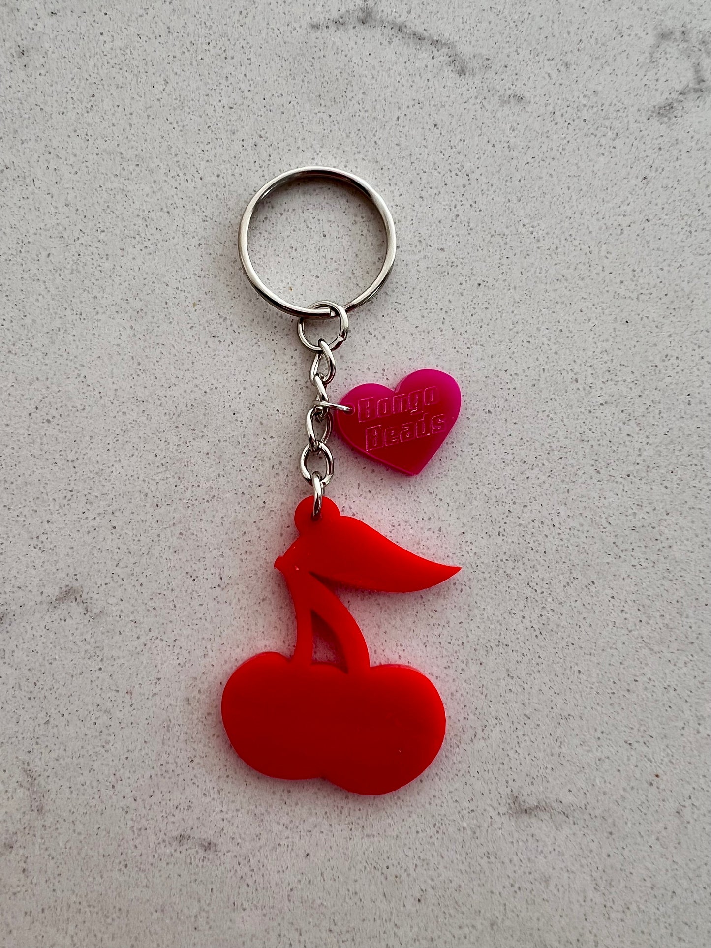 Cherry Key Ring
