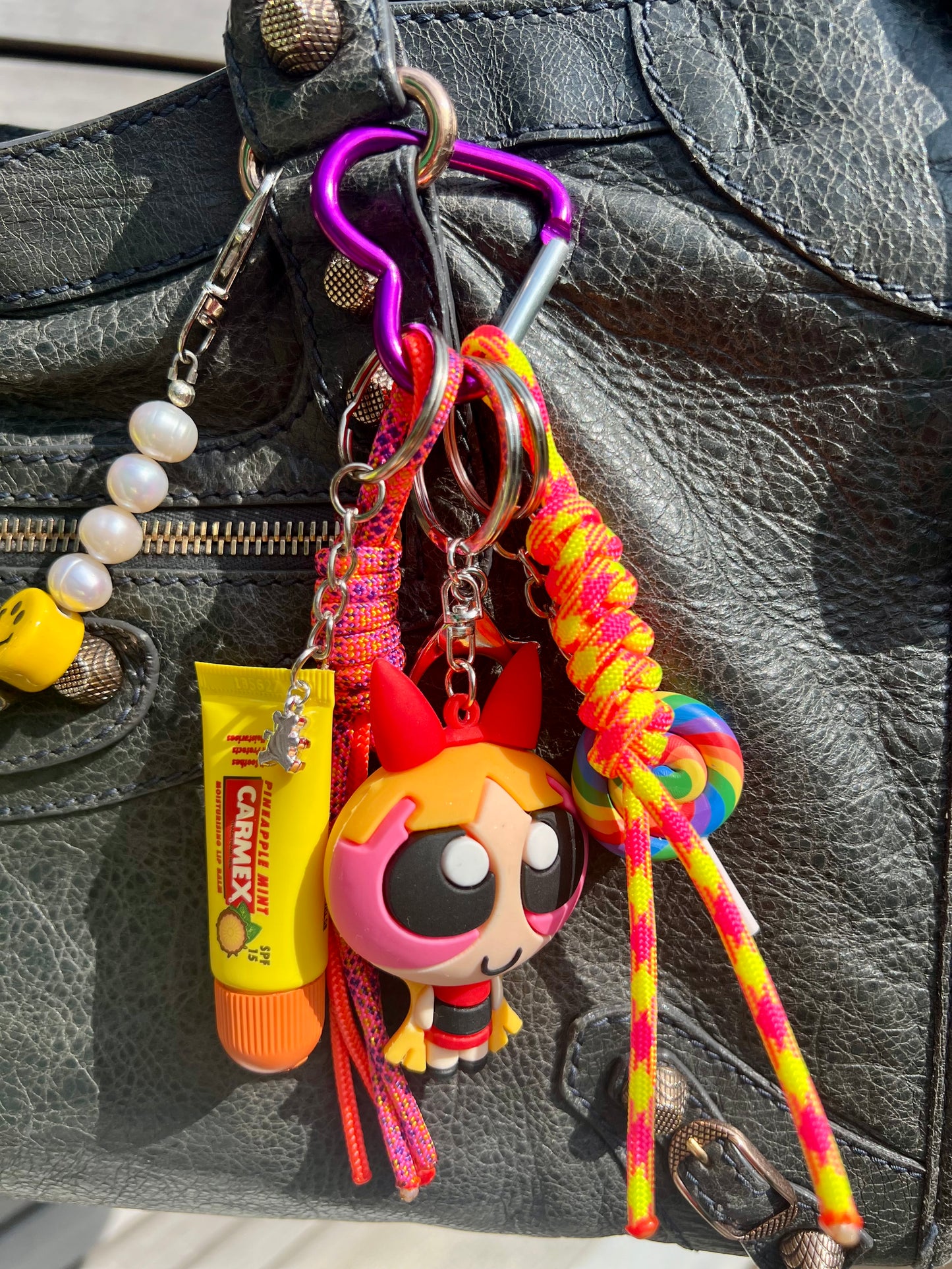 Girl Power Blossom Bag Charm